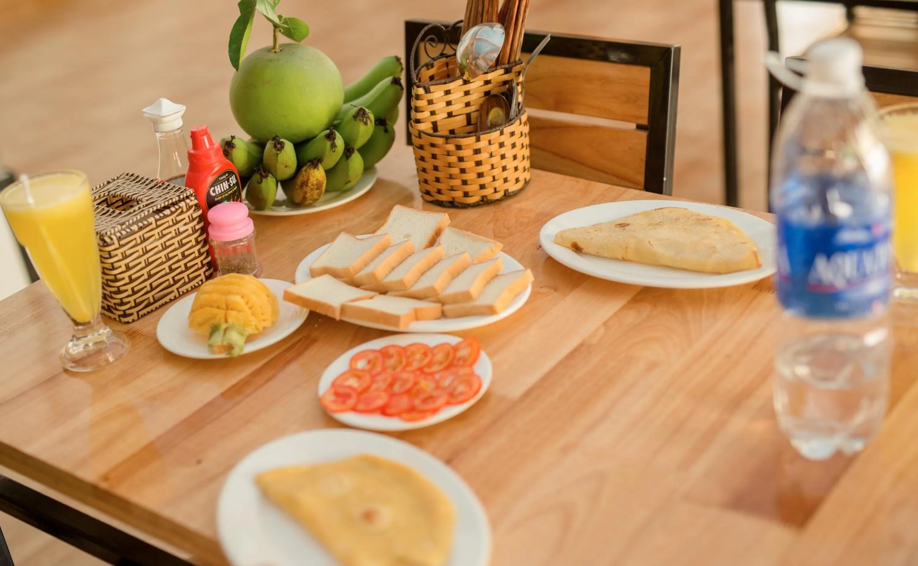 Food close-up in An Ngoc Tam Coc Bungalow