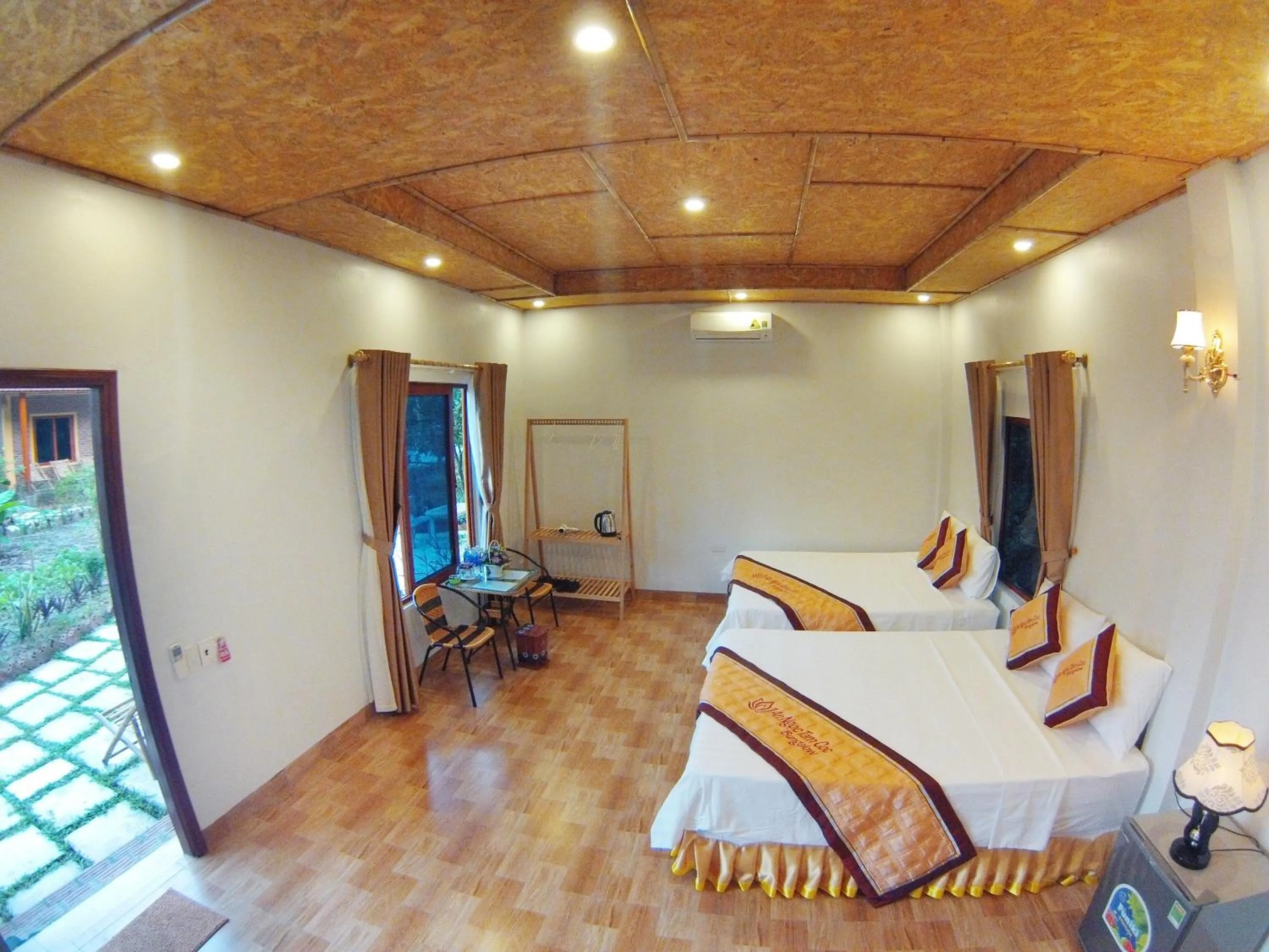 Bed in An Ngoc Tam Coc Bungalow