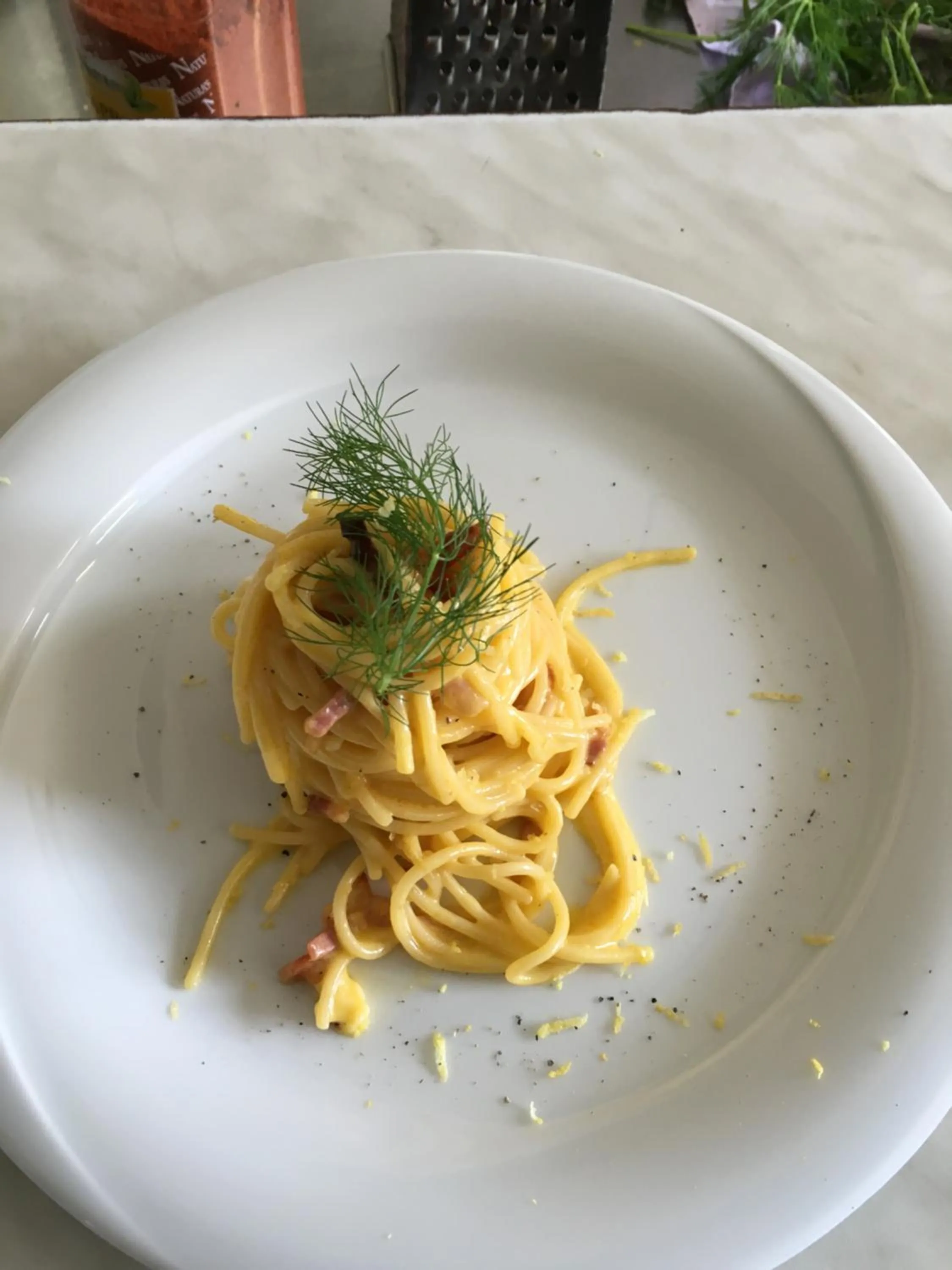 Food close-up in Hotel Amico