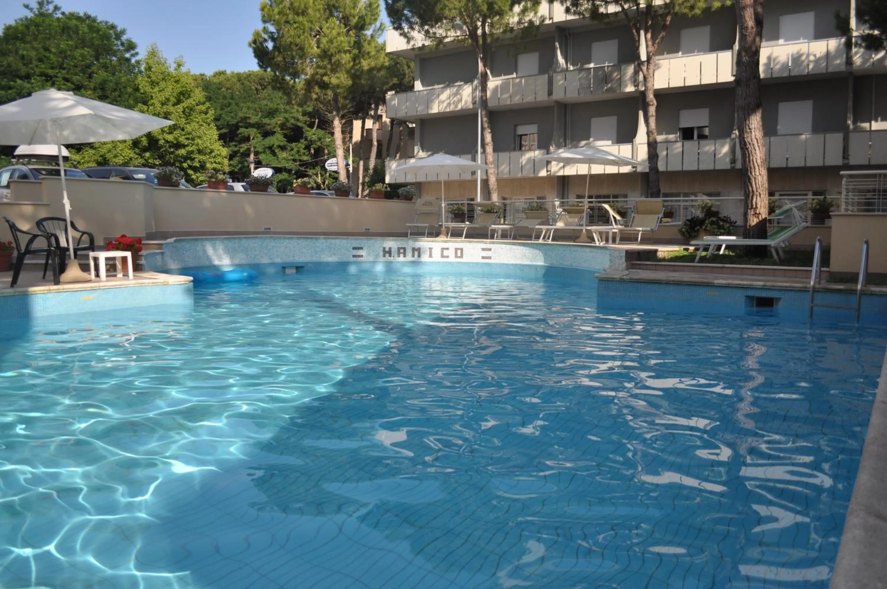 Swimming pool in Hotel Amico