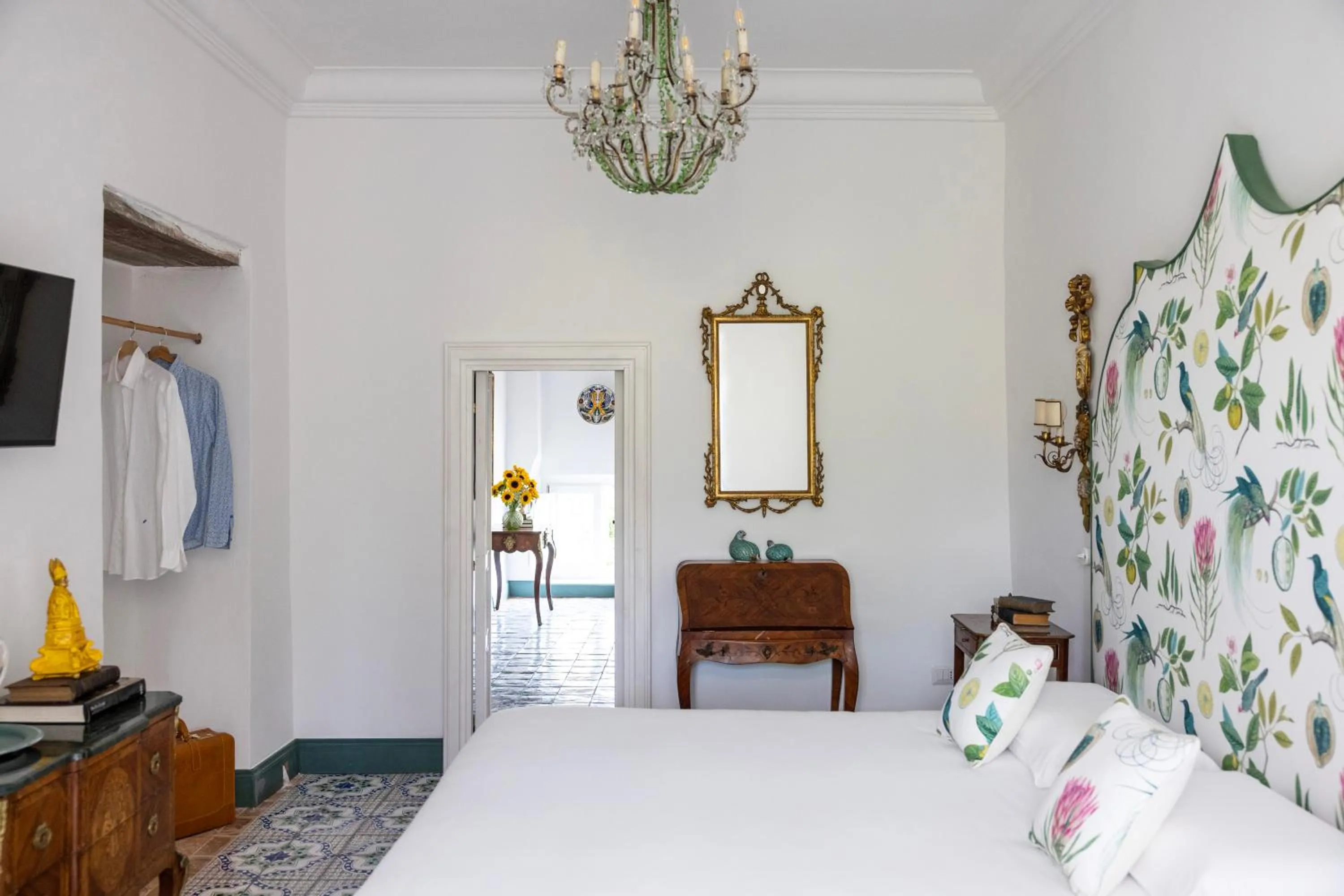 TV and multimedia, Bed in Villa De Cillis Carafa