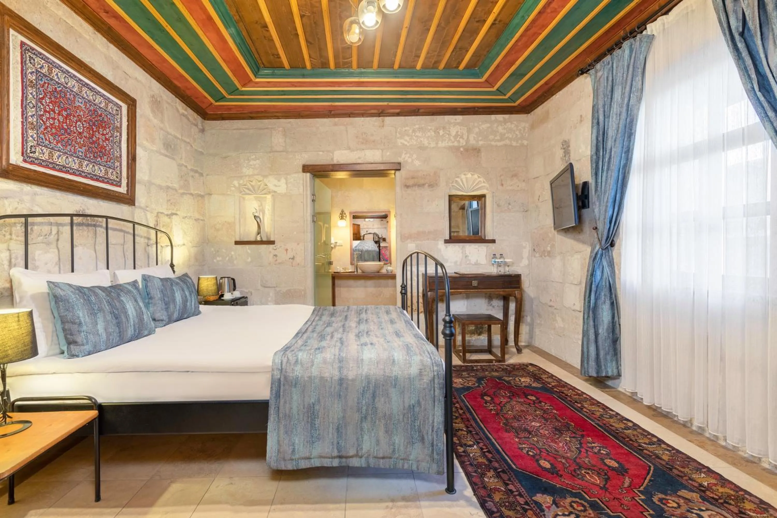 Bed in Doors Of Cappadocia Special Cave Hotel