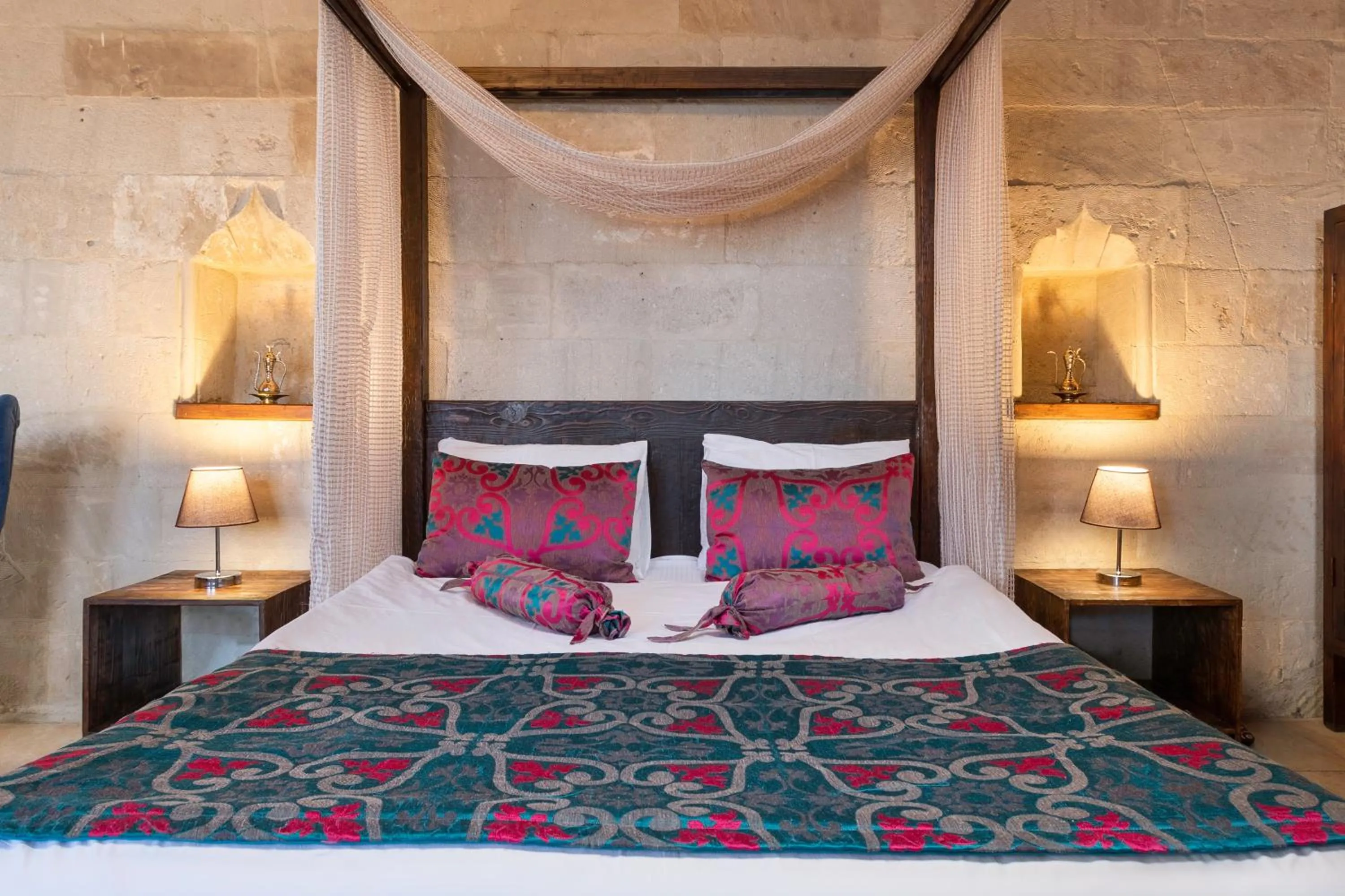 Bed in Doors Of Cappadocia Special Cave Hotel