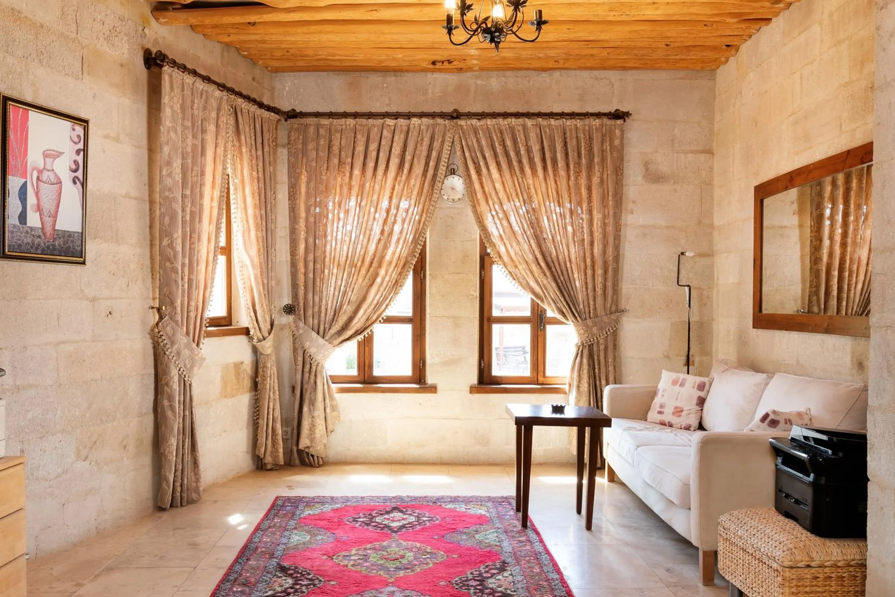 Lobby or reception, Bed in Doors Of Cappadocia Special Cave Hotel
