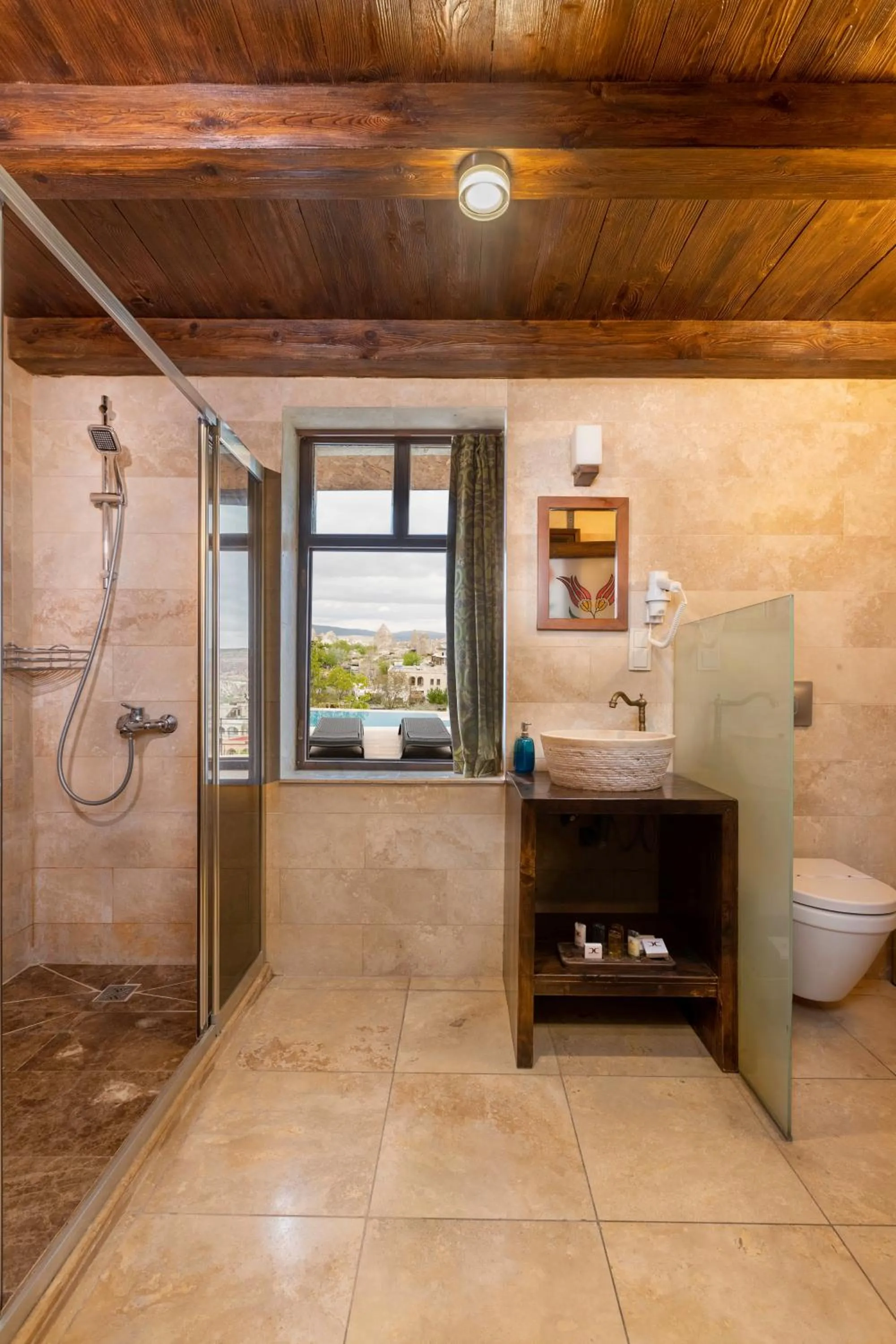 Shower in Doors Of Cappadocia Special Cave Hotel