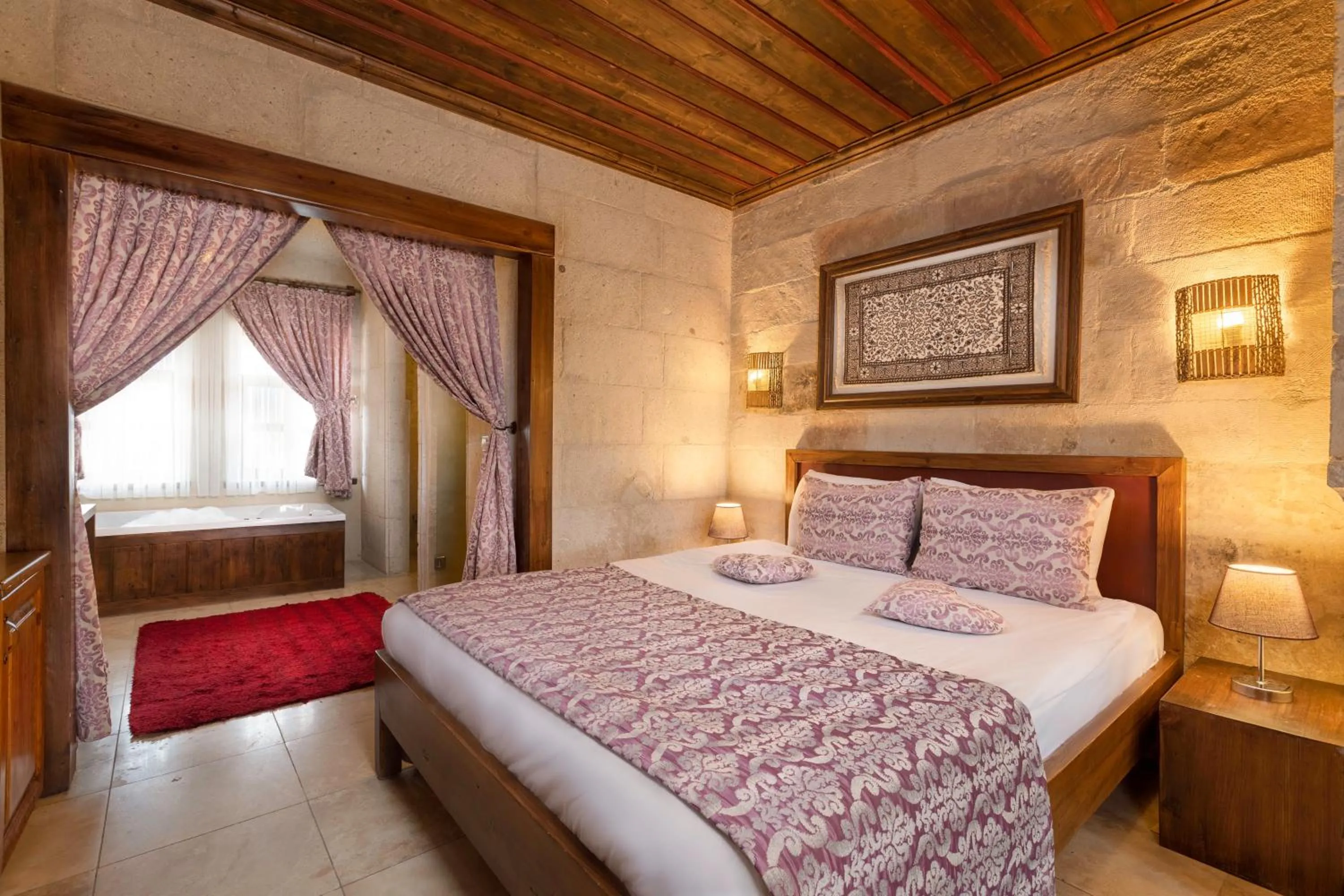 Bed in Doors Of Cappadocia Special Cave Hotel