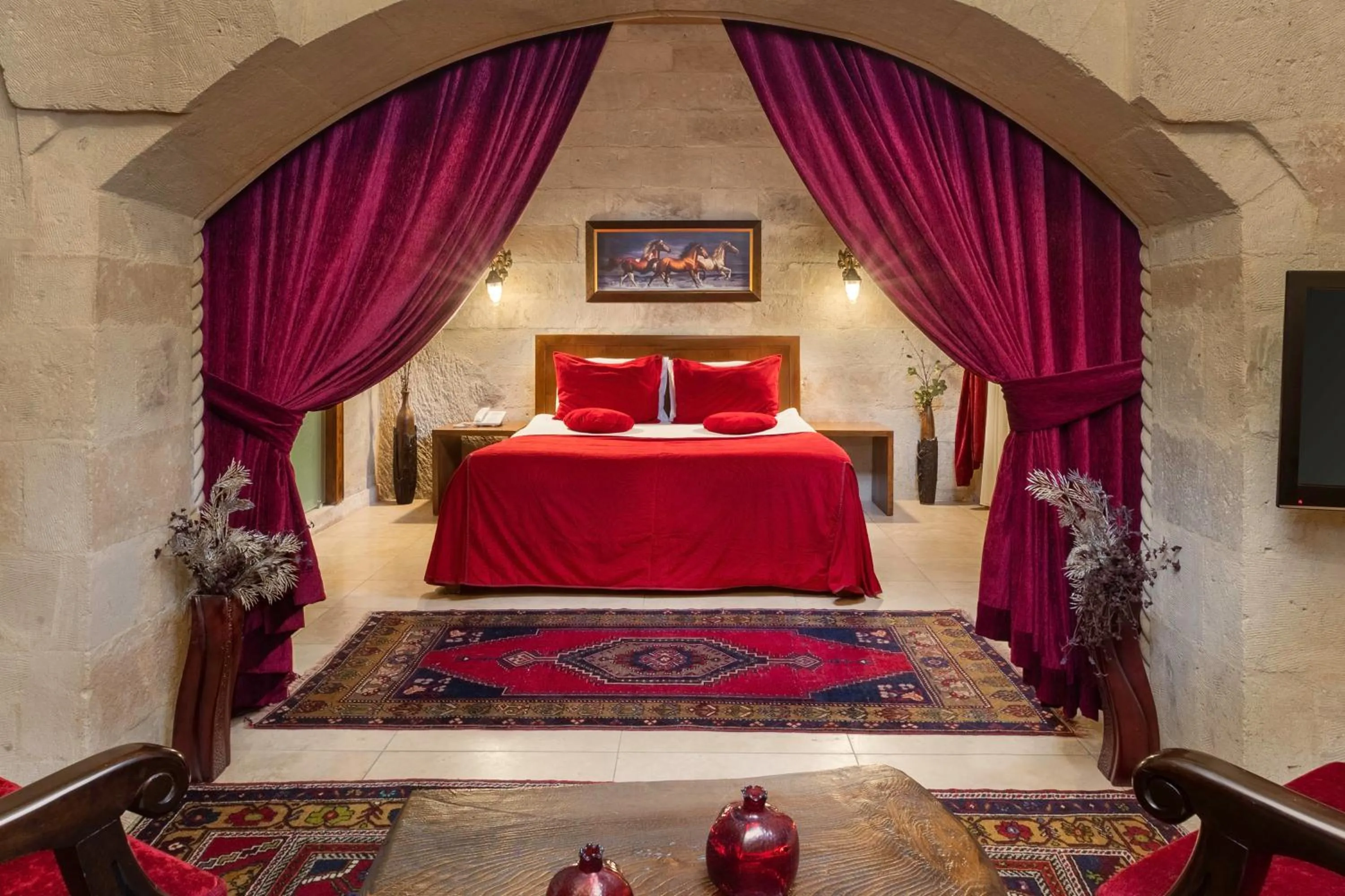 Bed in Doors Of Cappadocia Special Cave Hotel