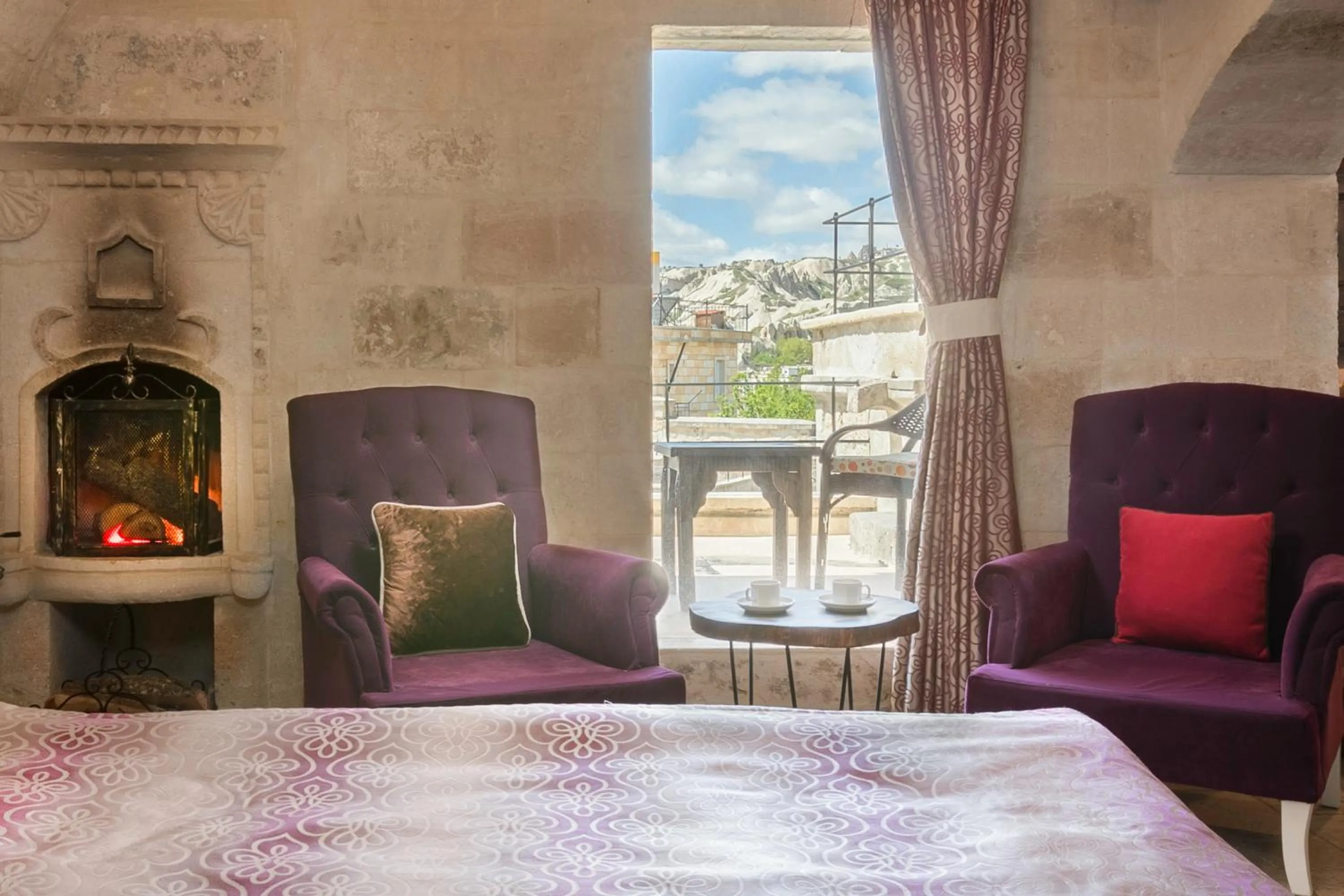 Bed in Doors Of Cappadocia Special Cave Hotel