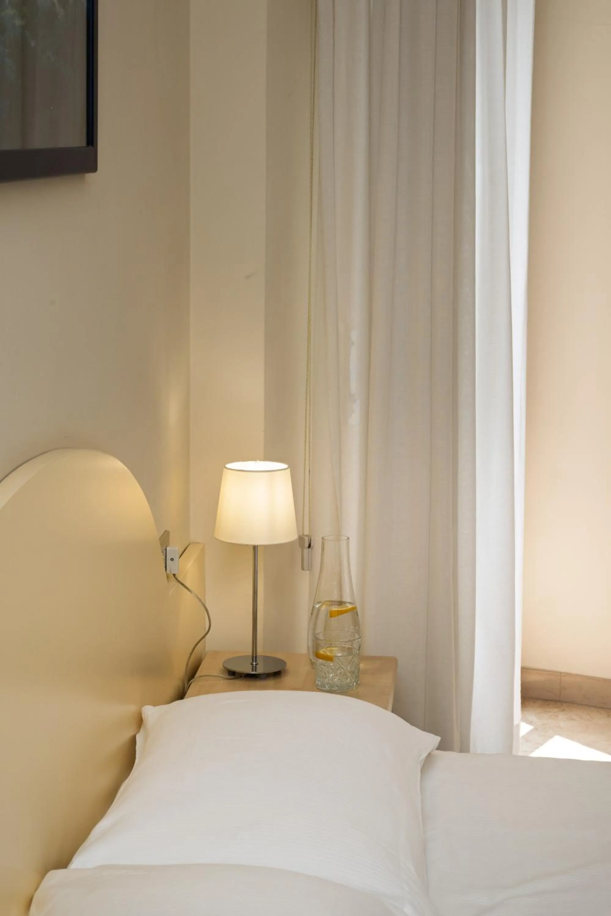 Bed in Hotel Riviera