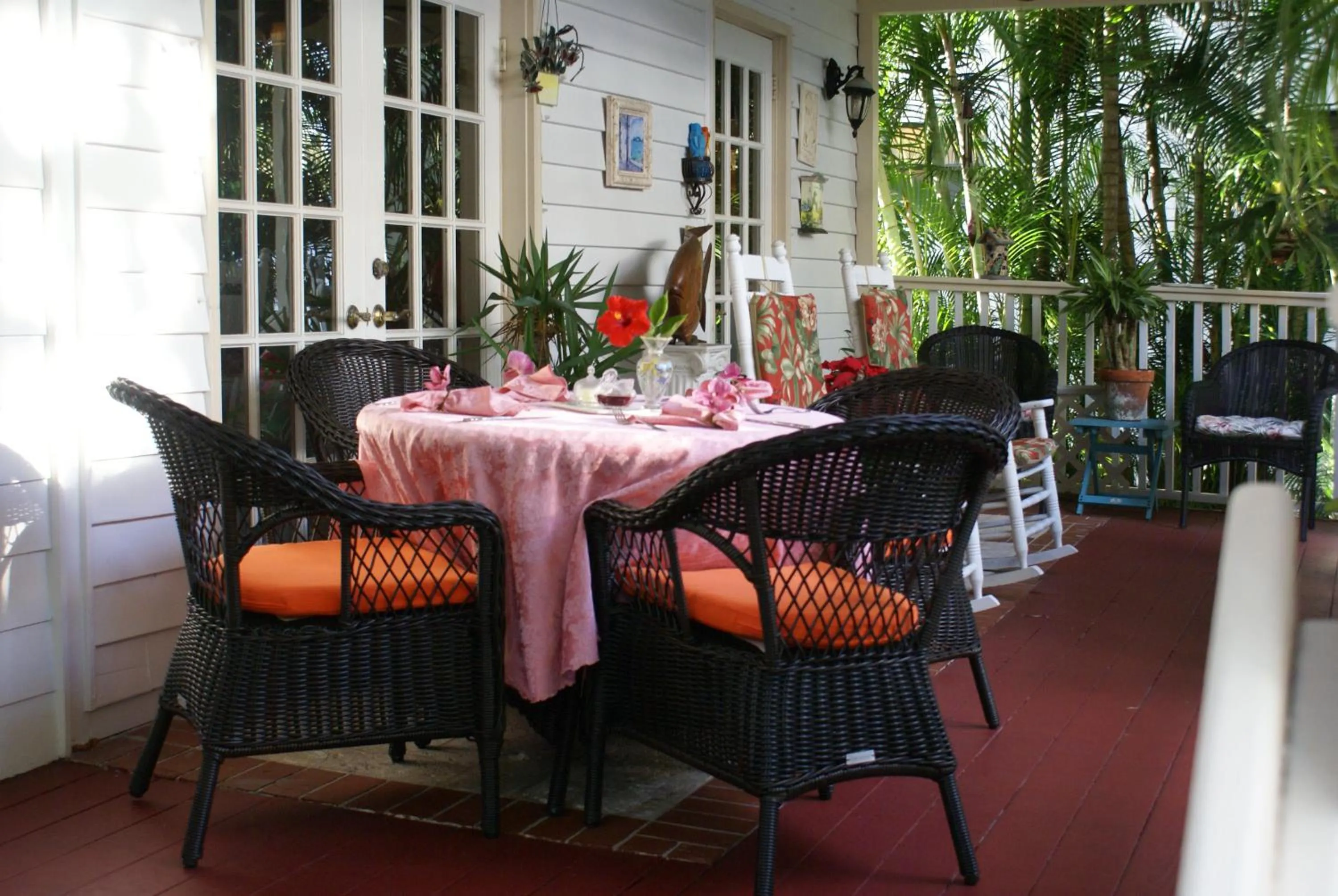 Balcony/Terrace in Sabal Palm House Bed and Breakfast