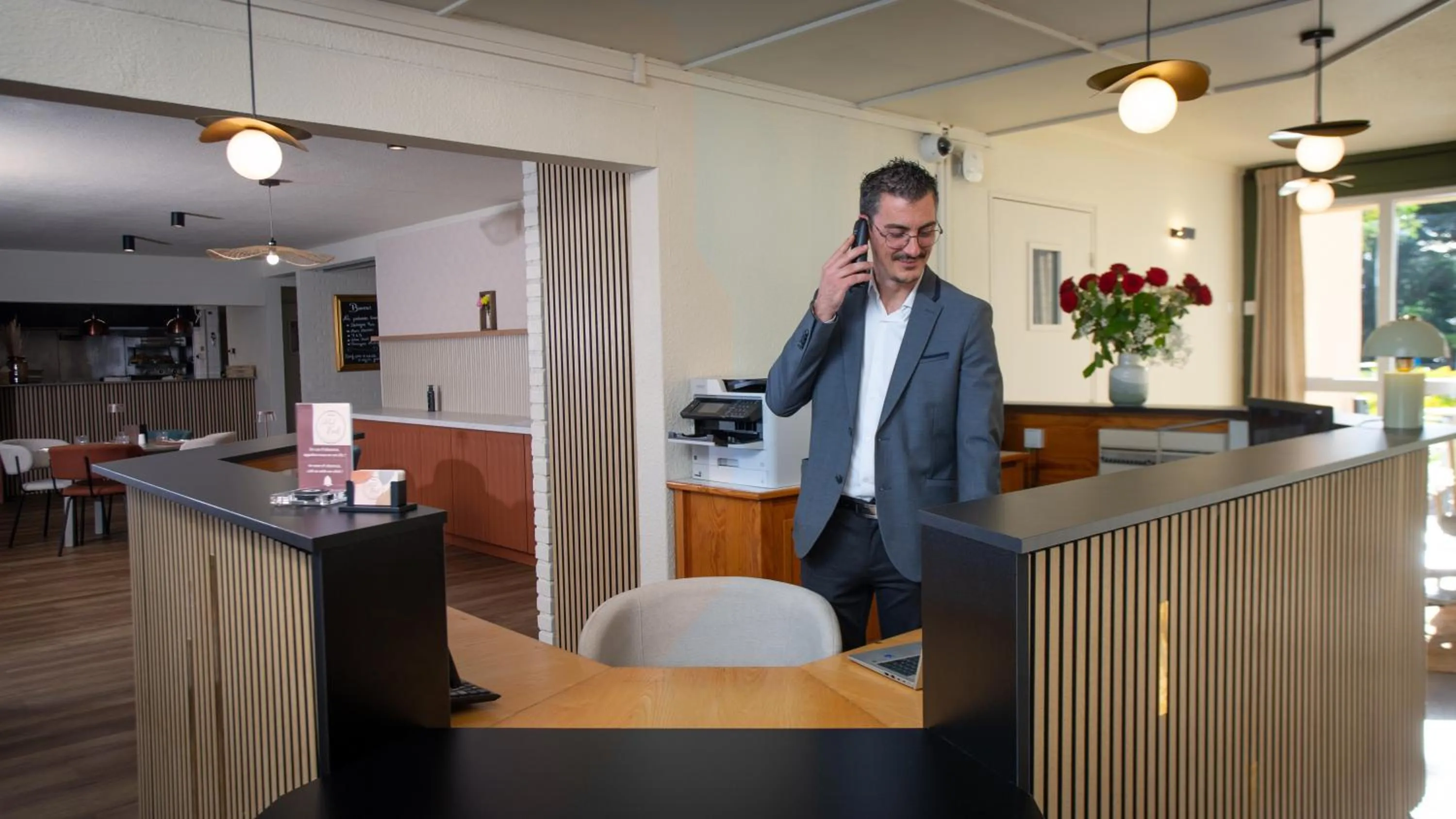 Lobby or reception in Hôtel Nell - Axelle - Maison Tassoni