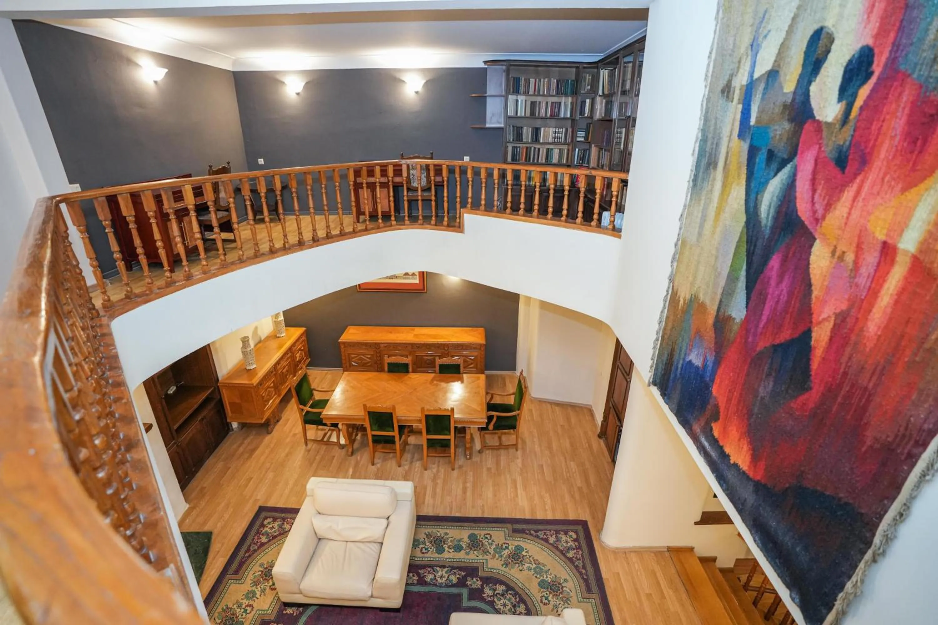 Library in Beaumonde Hotel Tbilisi