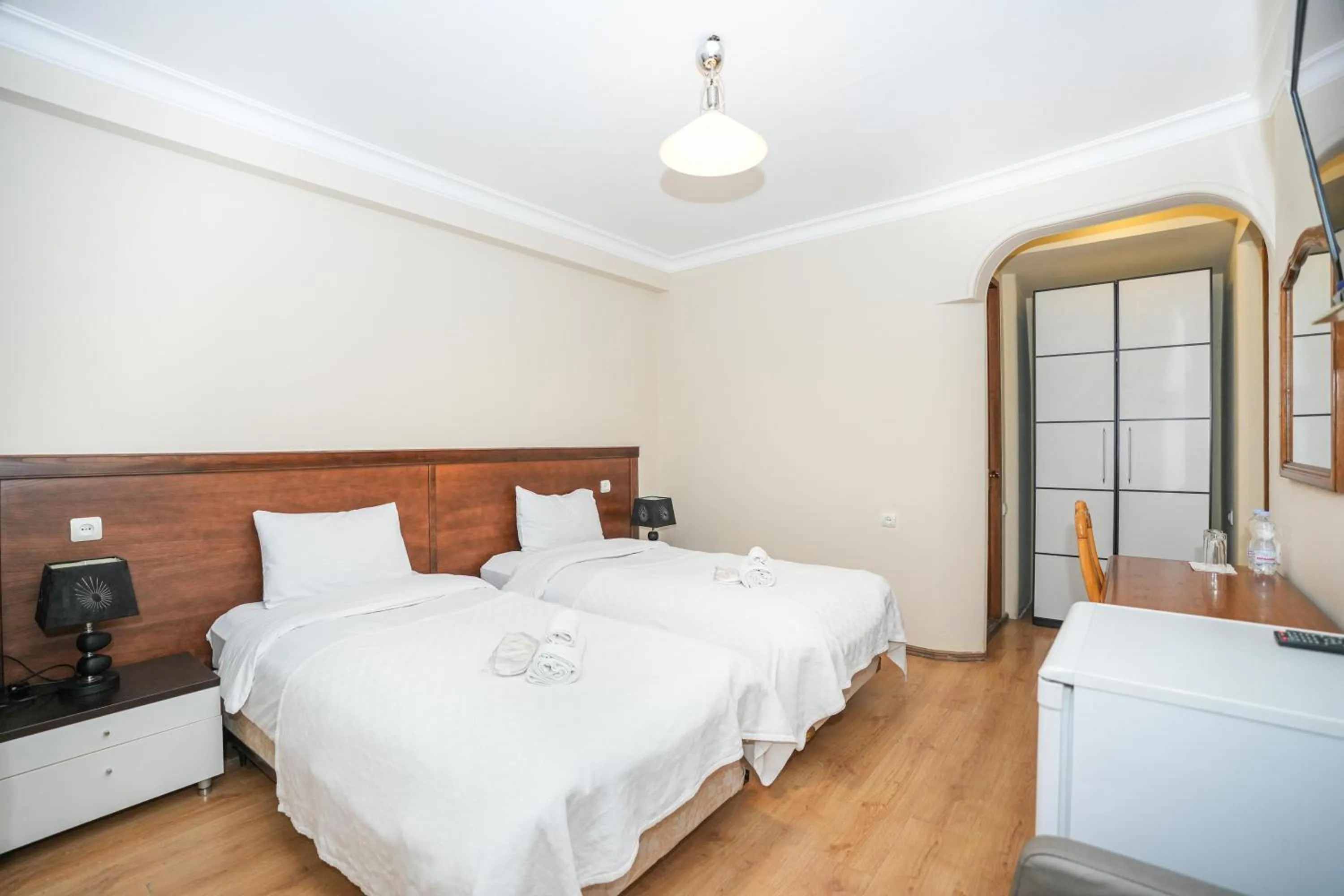 Bed in Beaumonde Hotel Tbilisi