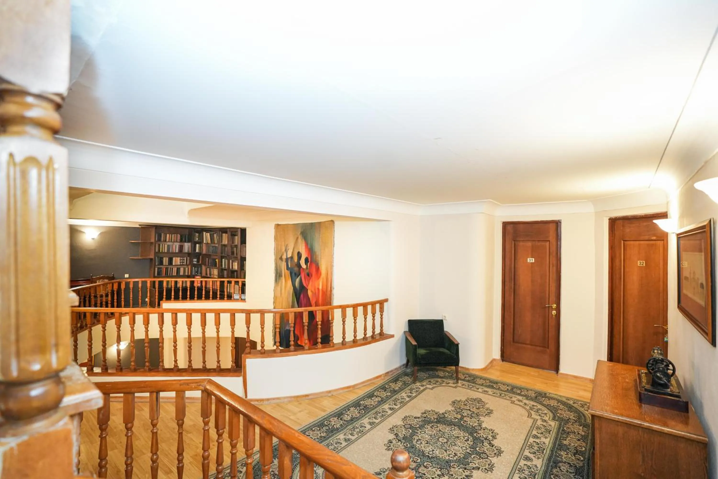 Library in Beaumonde Hotel Tbilisi