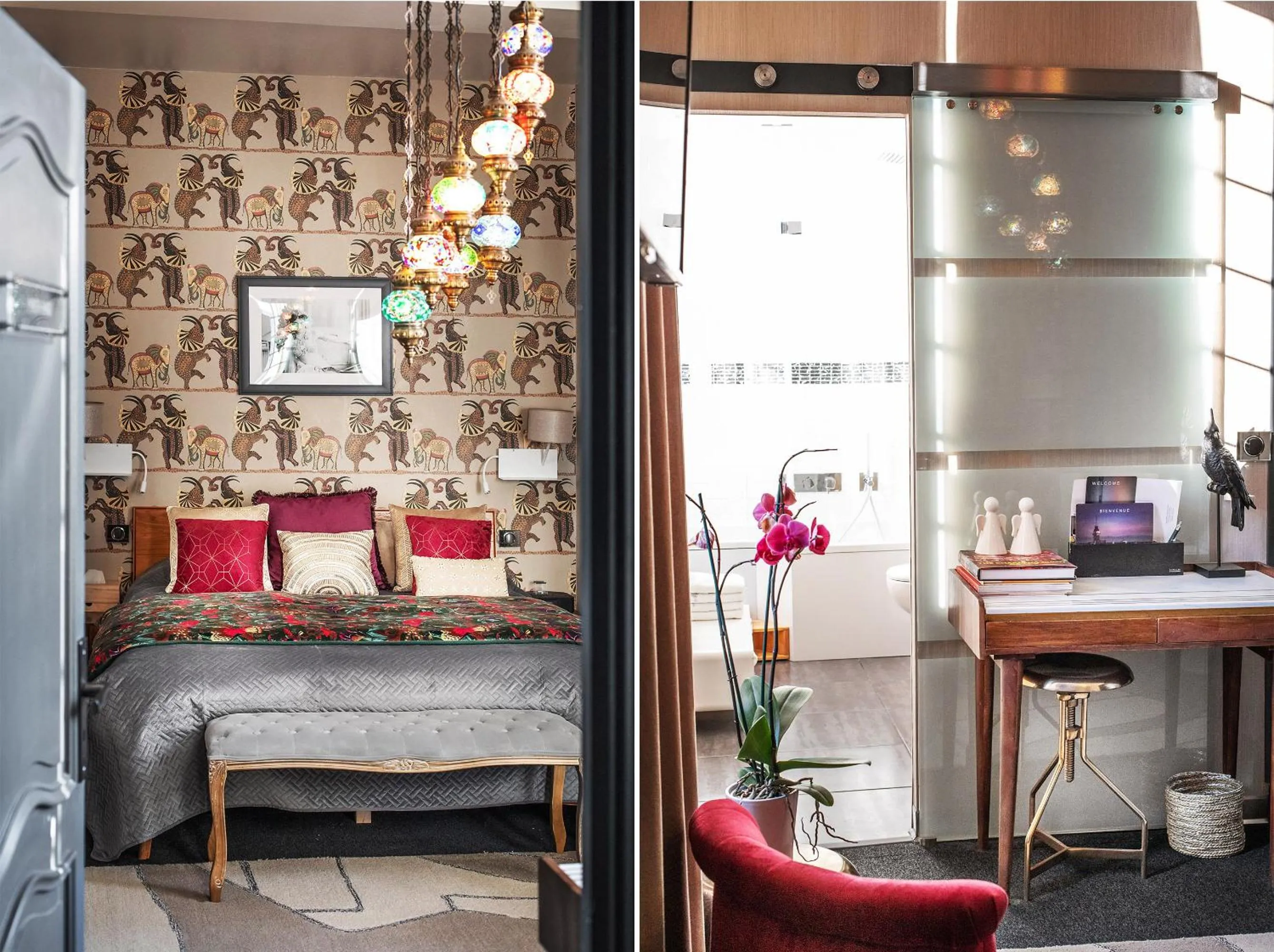 Bed in LA BELLÊME BLEUE