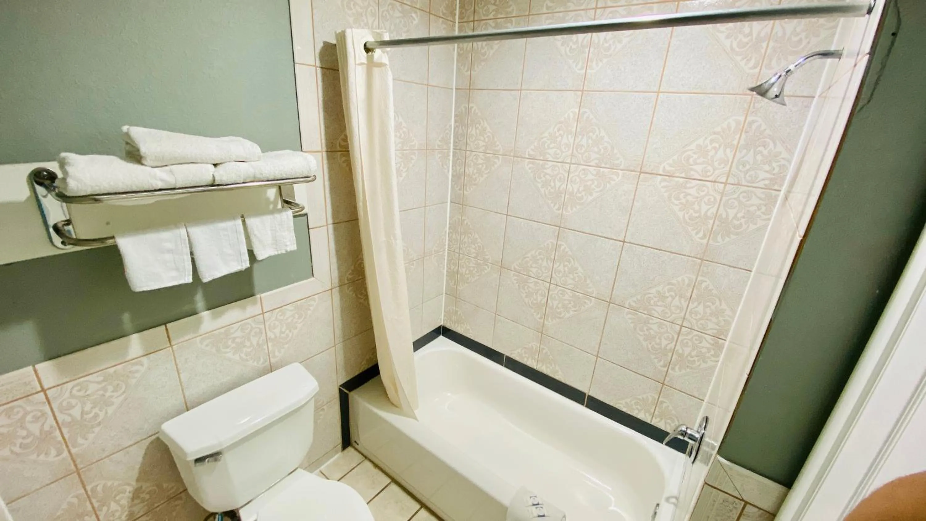 Toilet in Home Place Inn and Suites-Hobby