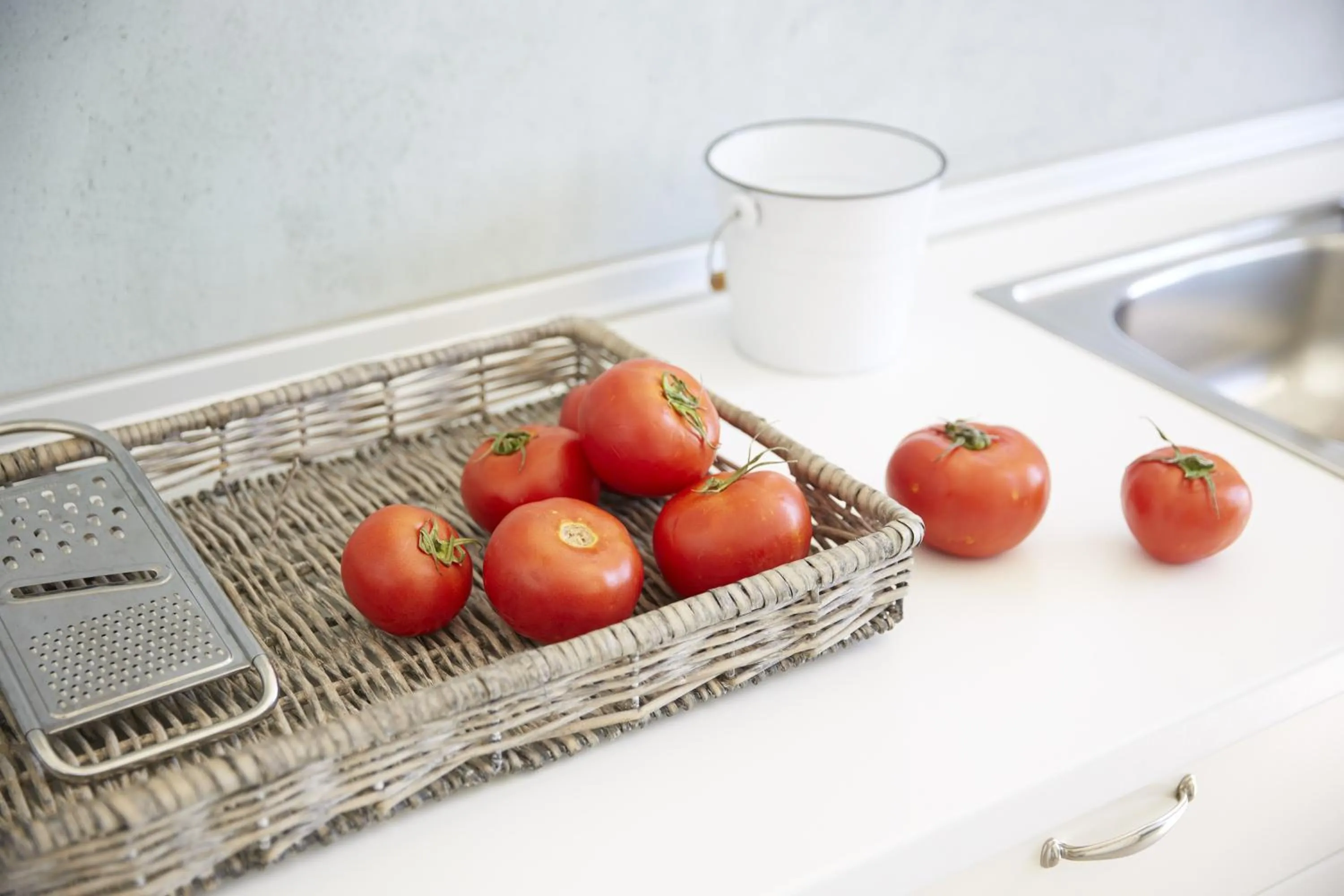 kitchen in Pleiades Luxurious Villas
