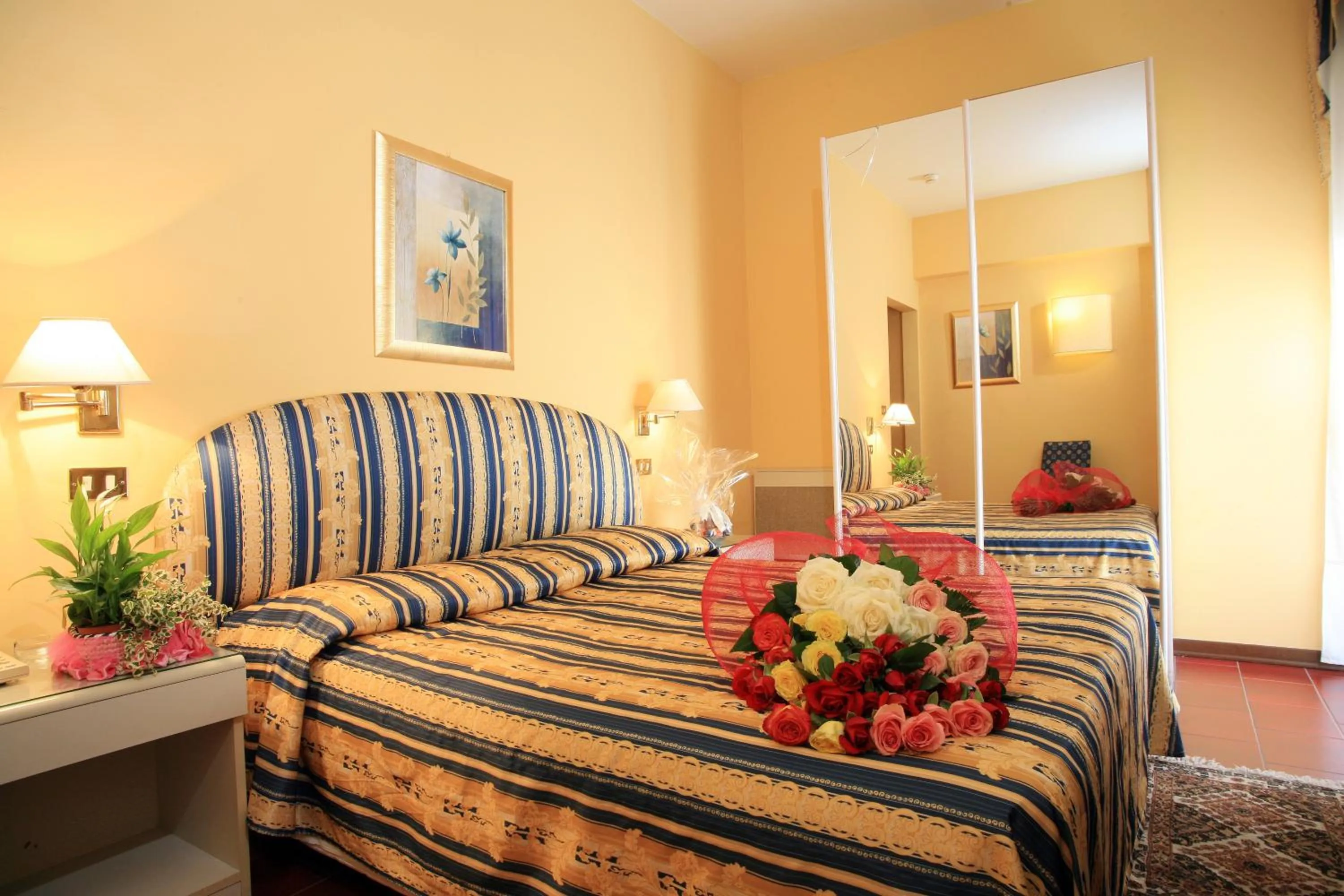 Bed in Hotel Nuovo Savi