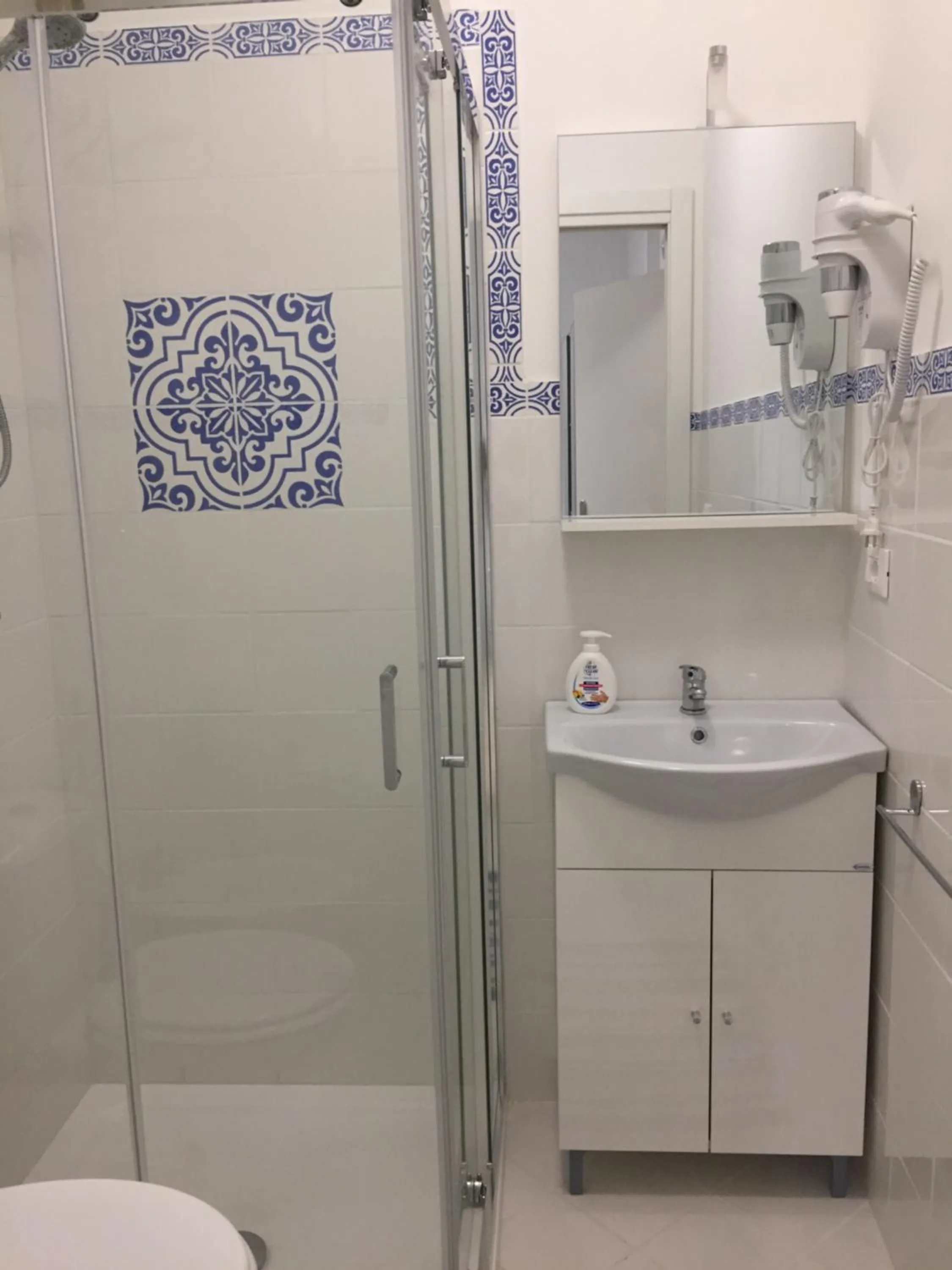 Shower in Veda elegant rooms