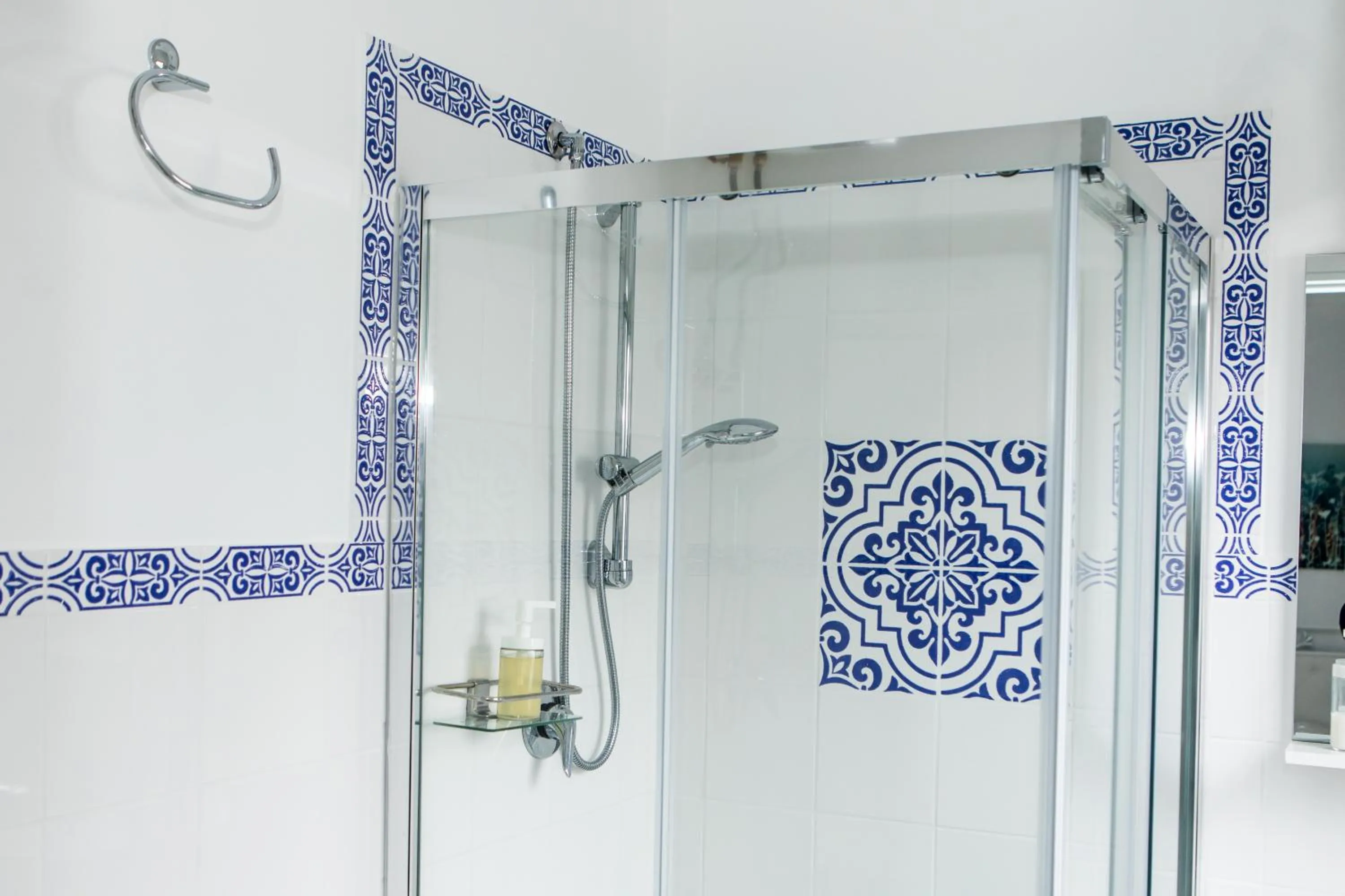 Shower in Veda elegant rooms