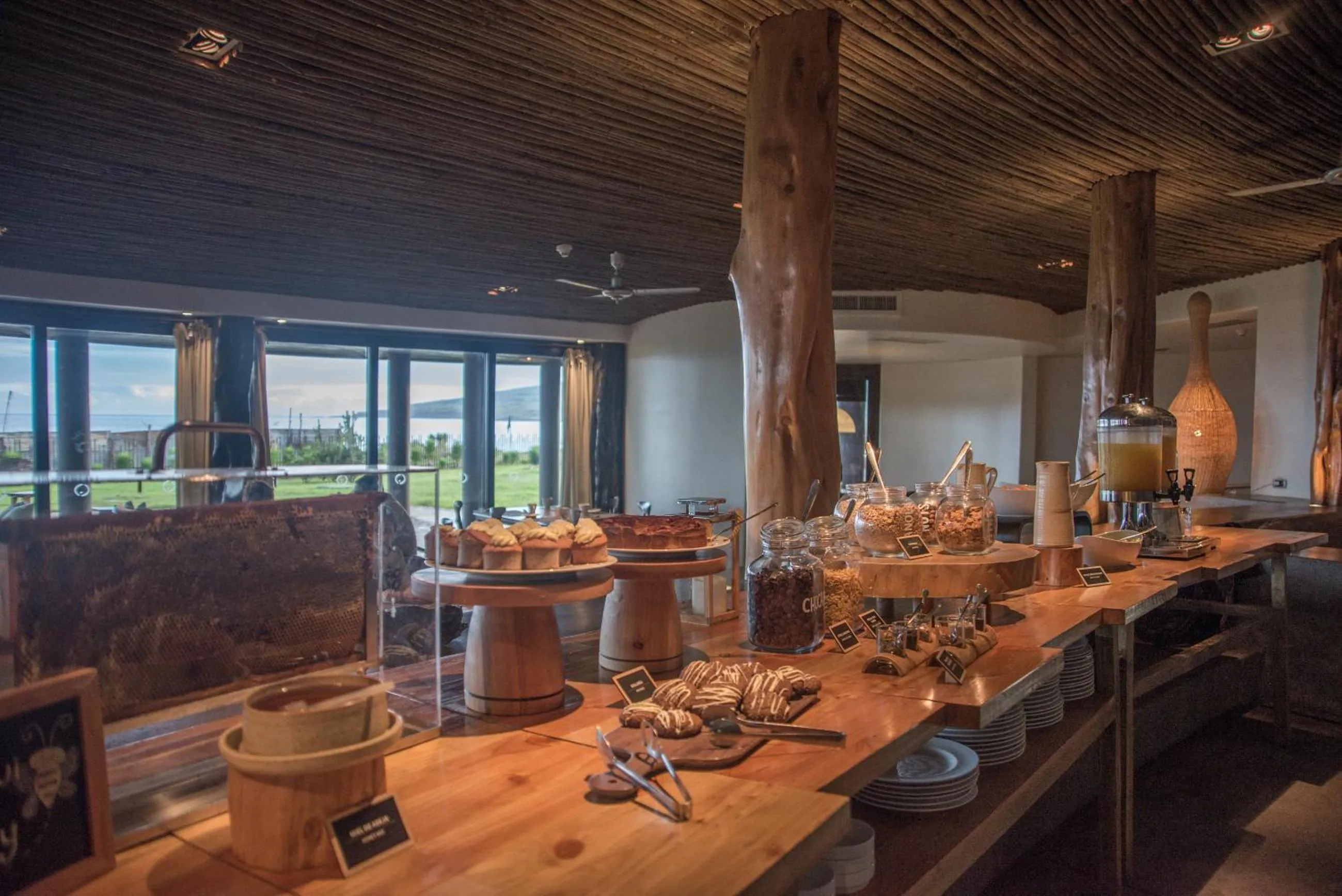 Buffet breakfast in Nayara Hangaroa