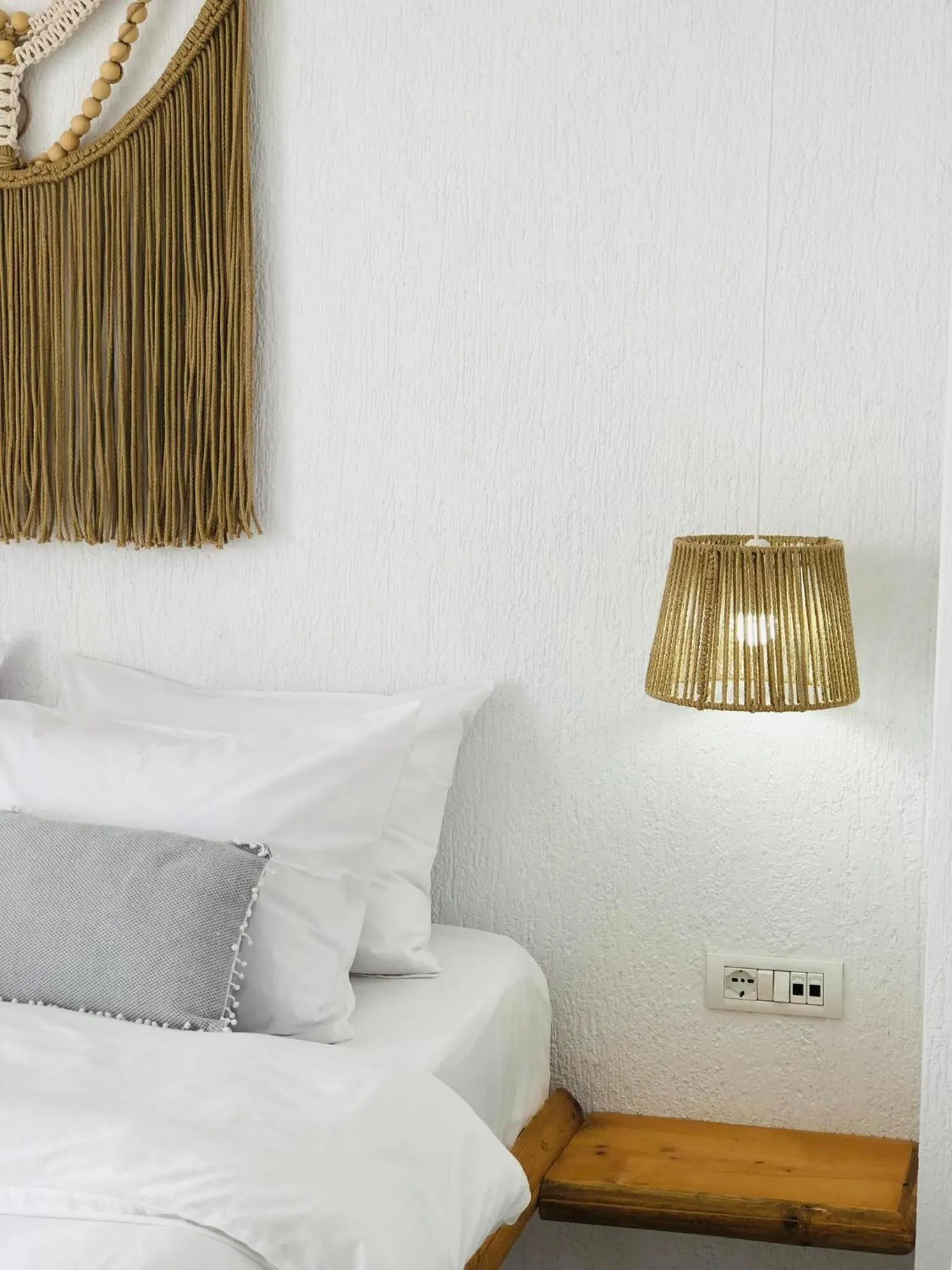 Bed in Geo & Art Boutique Hotel Himara