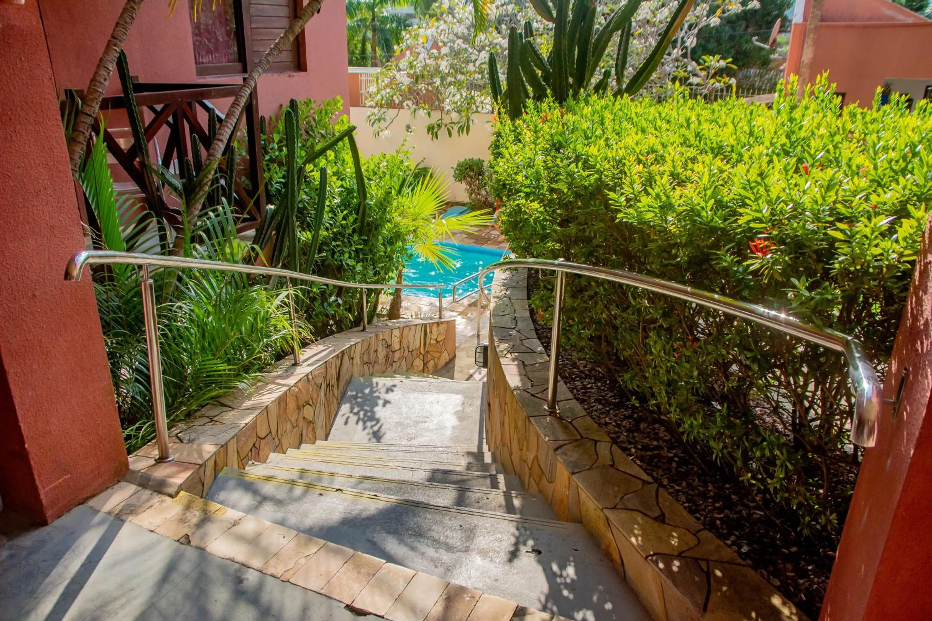 Swimming pool in Pousada Vale do Sul