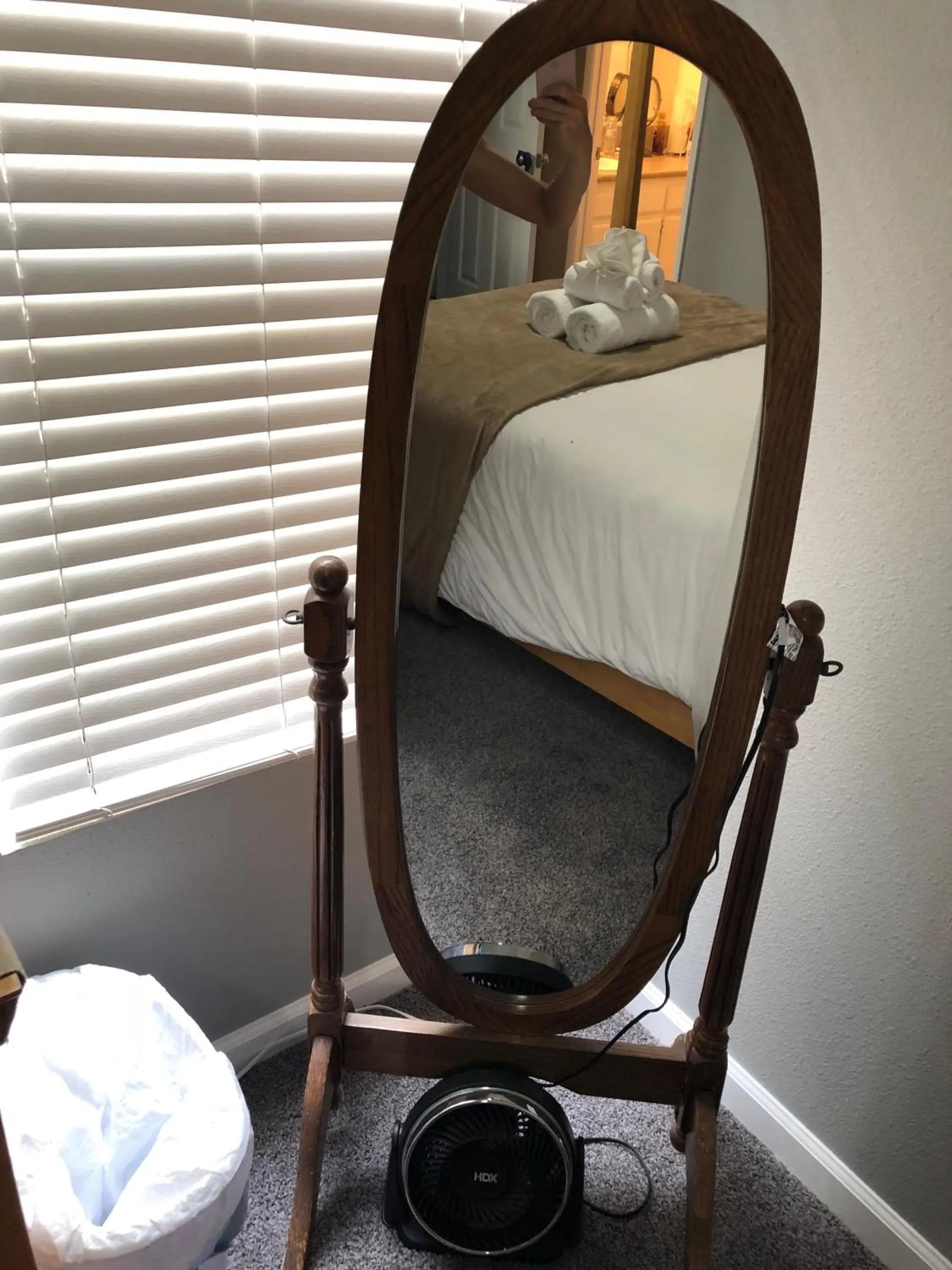 Bed in Boho Chic Beach Suite
