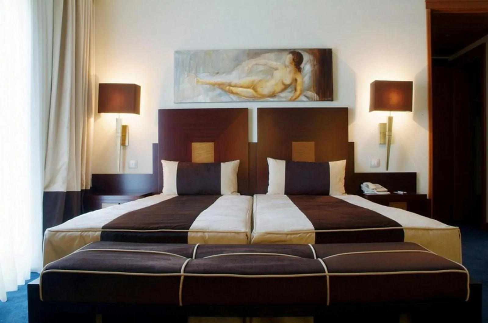 Bed in Hotel Moliceiro