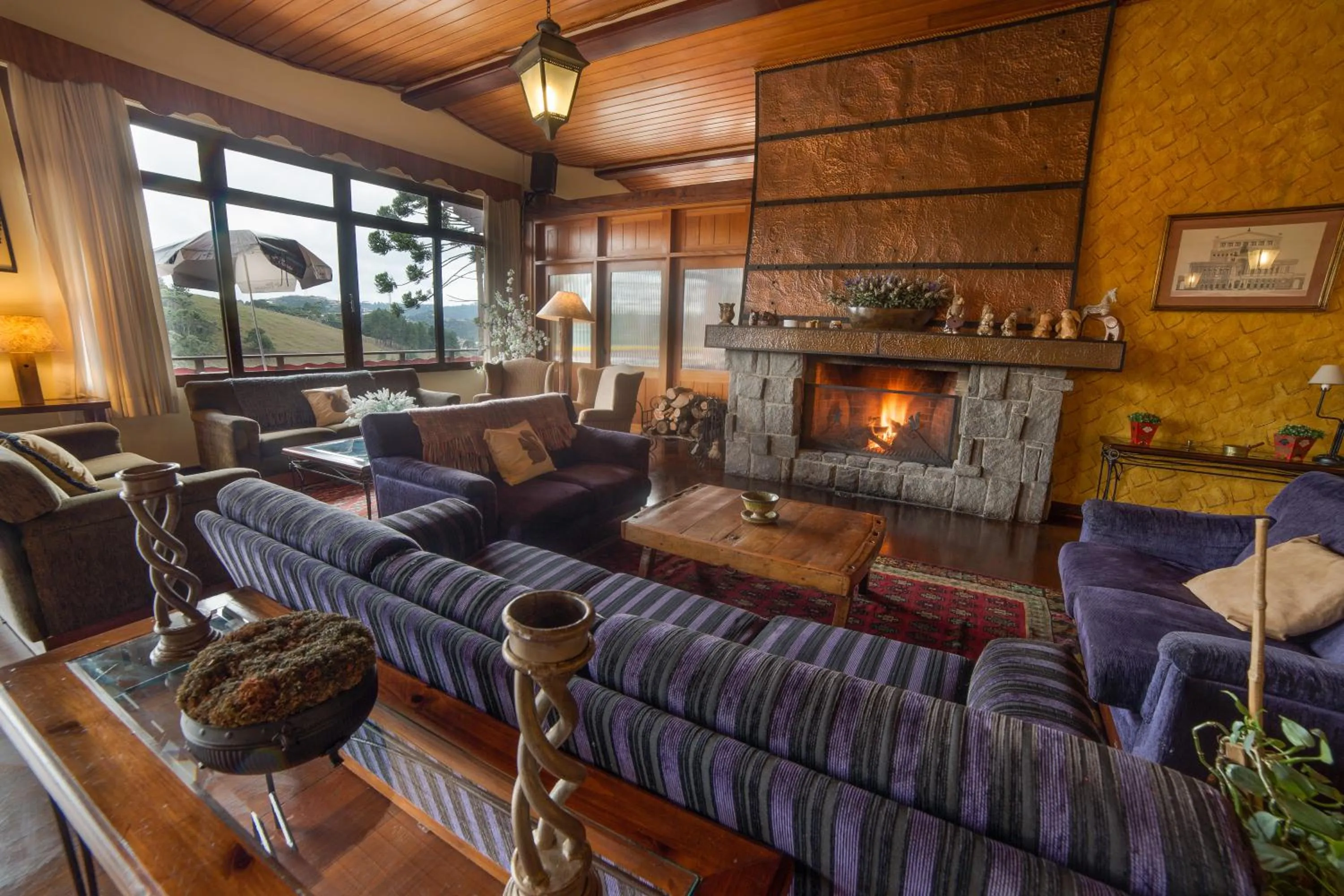 Communal lounge/ TV room in Hotel Recanto São Cristóvão - Próximo ao parque Tarundu