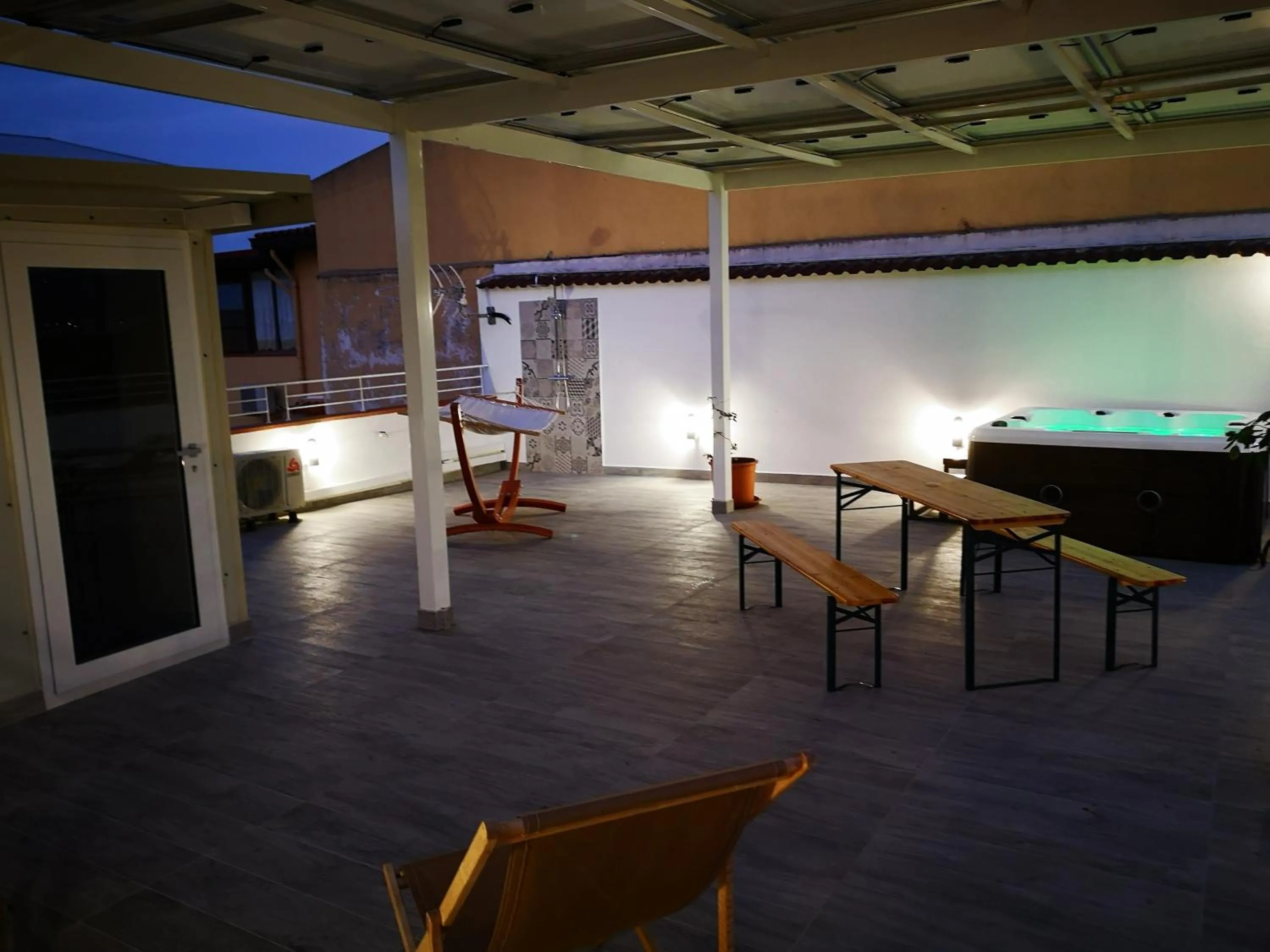 Hot Tub in B&B Tonnarella Beach