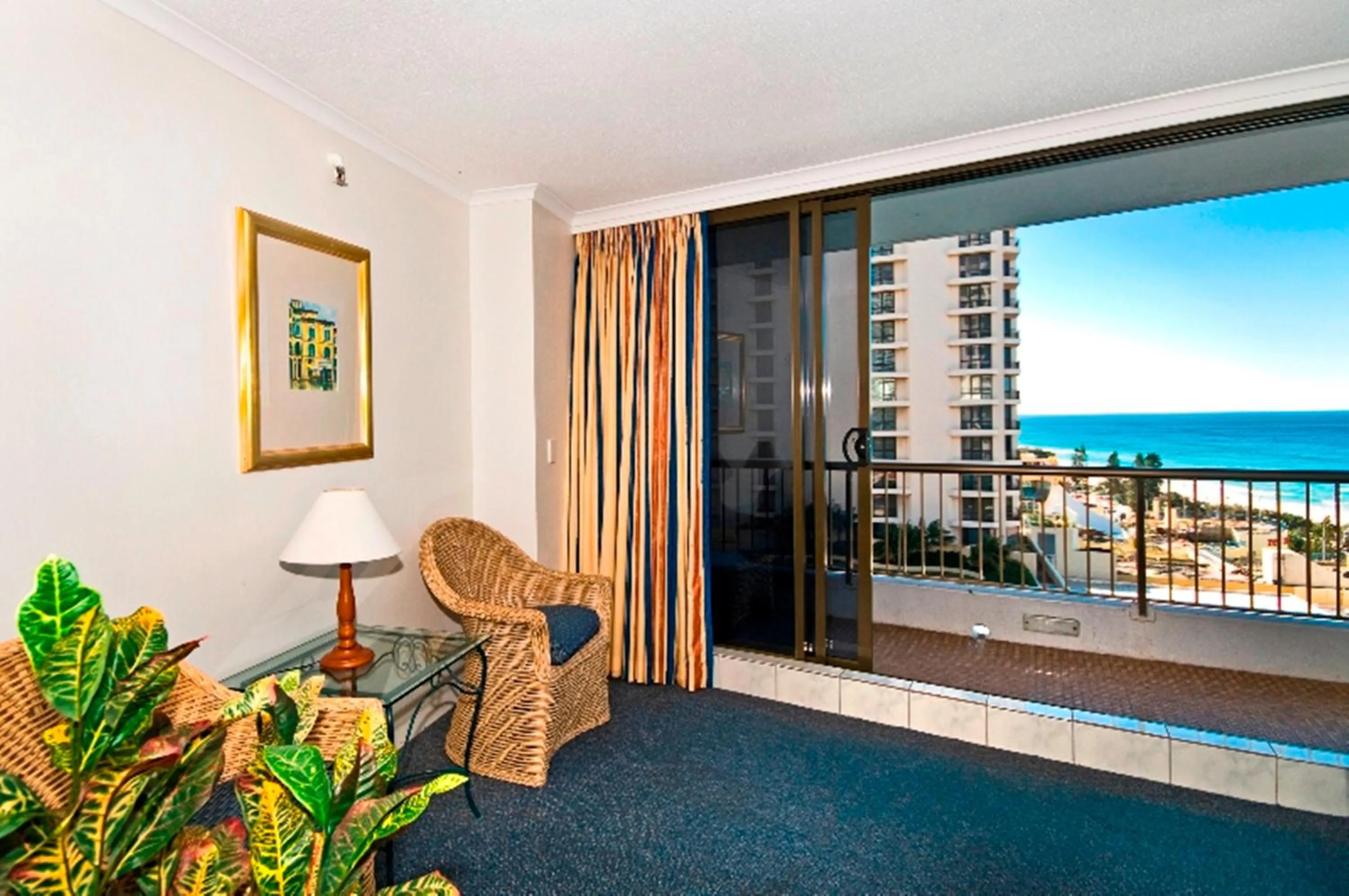 Living room in Surfers International Apartments