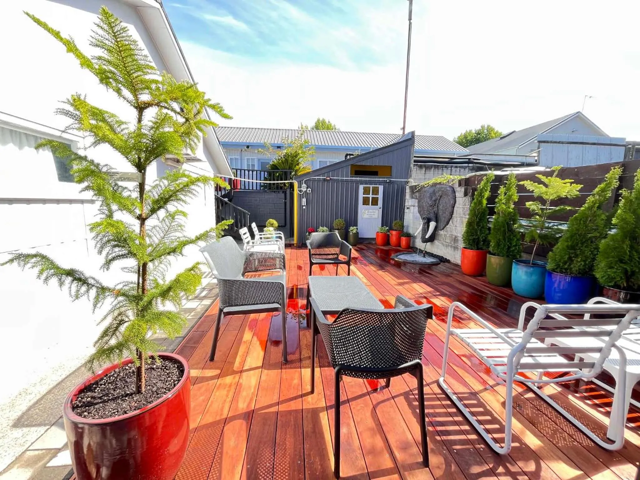 Garden in Kowhai Motel Rotorua