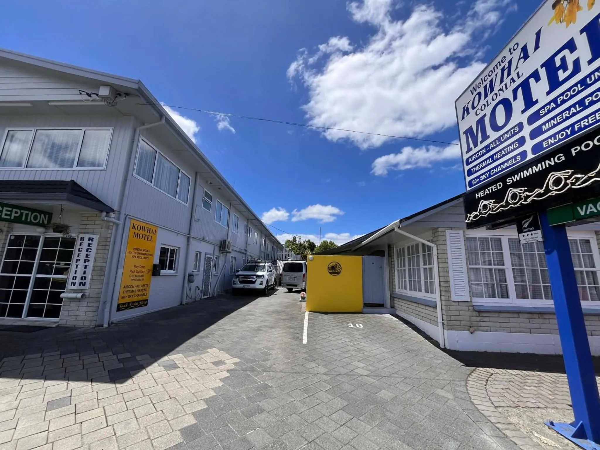 Property building in Kowhai Motel Rotorua