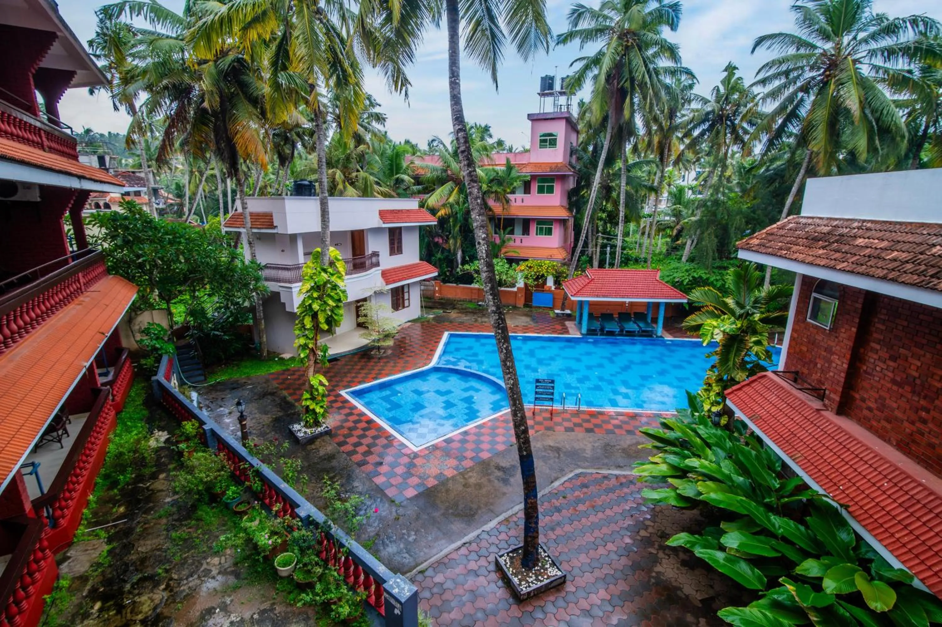 Pool view in Jasmine Palace