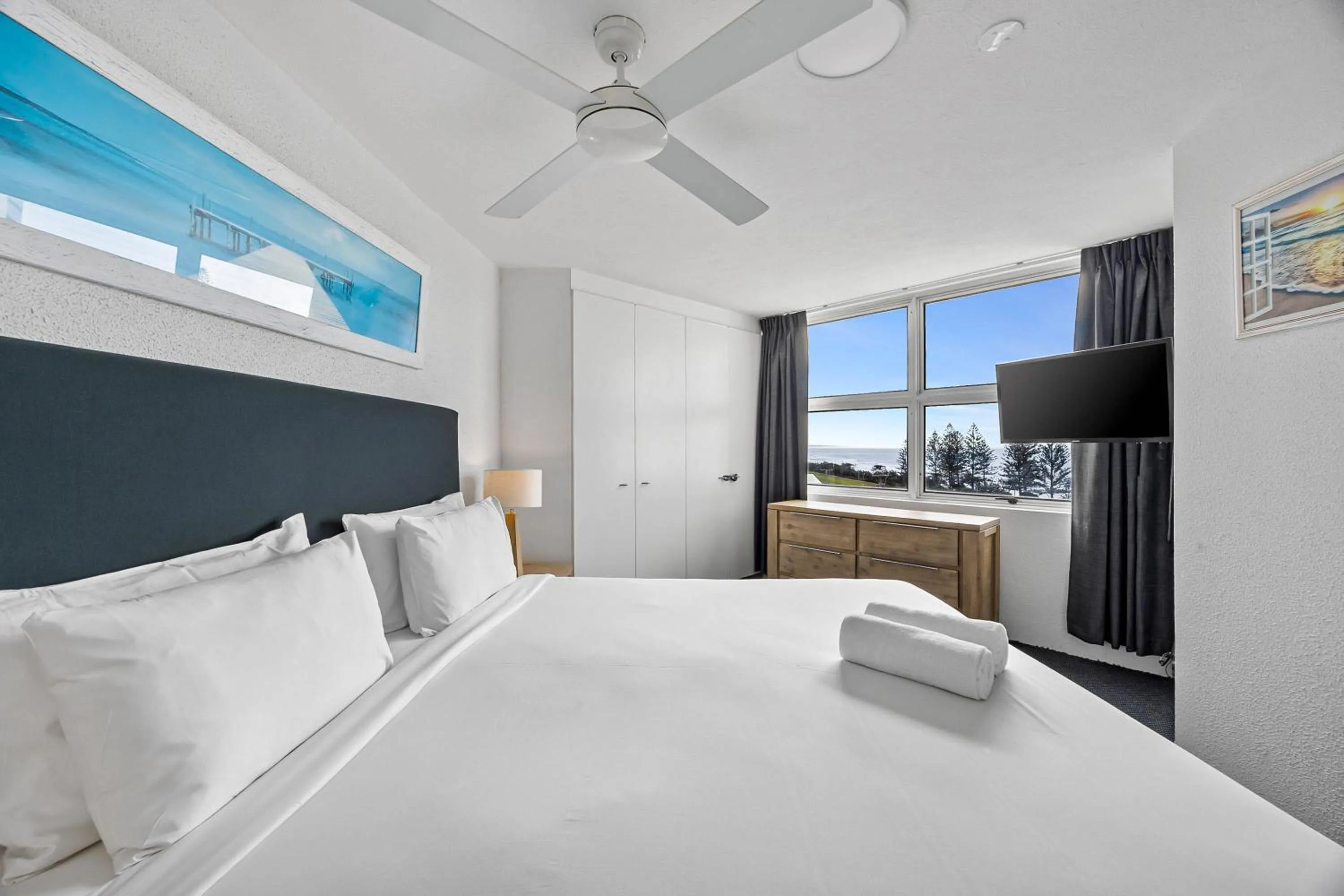 Bed in Mandolin Beachfront Resort