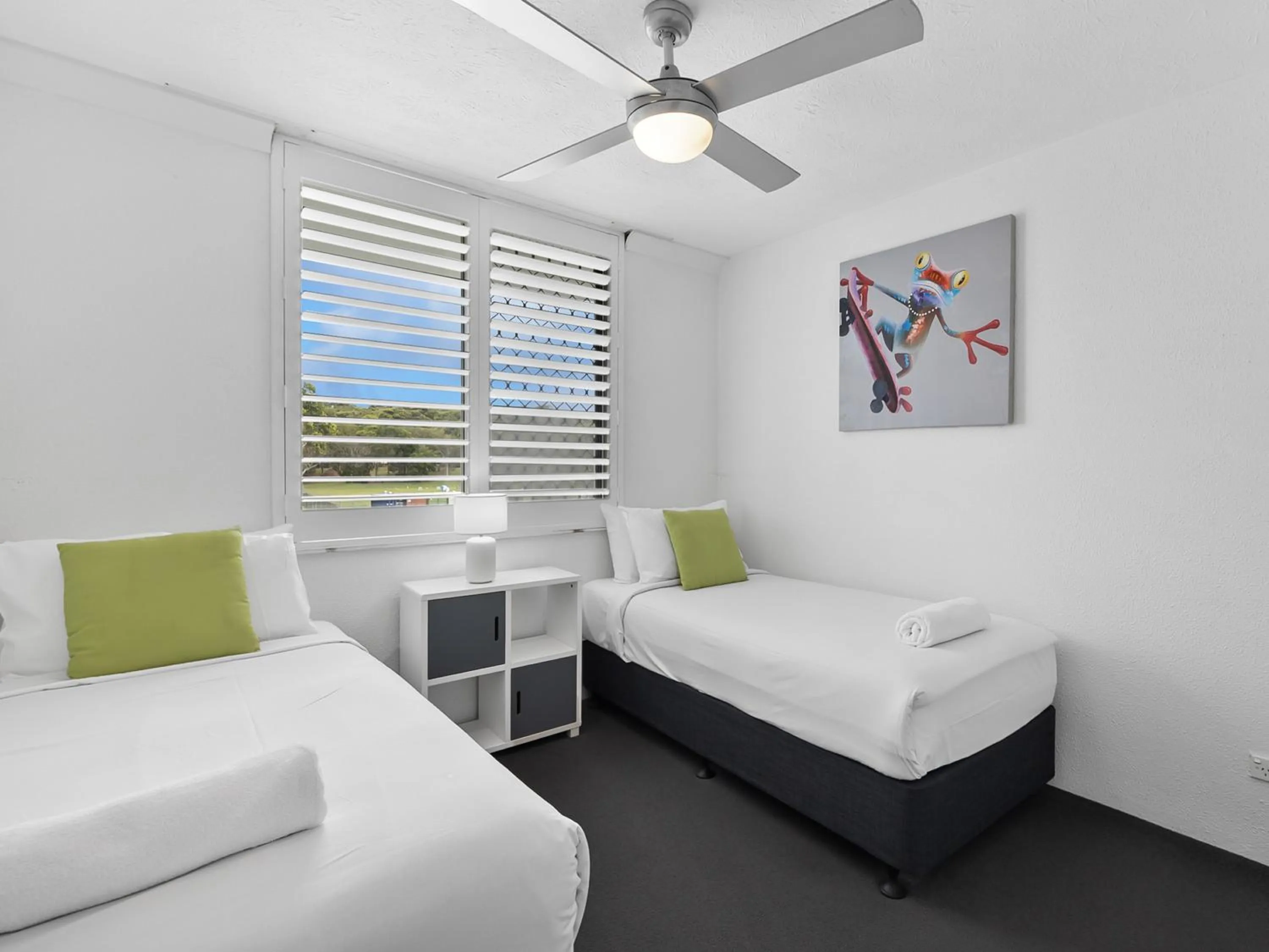 Bed in Mandolin Beachfront Resort