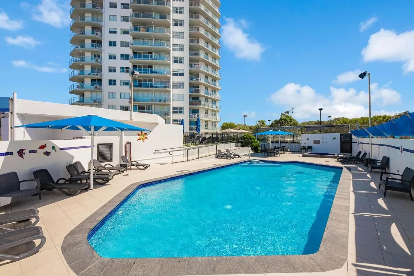 Swimming pool in Mandolin Beachfront Resort