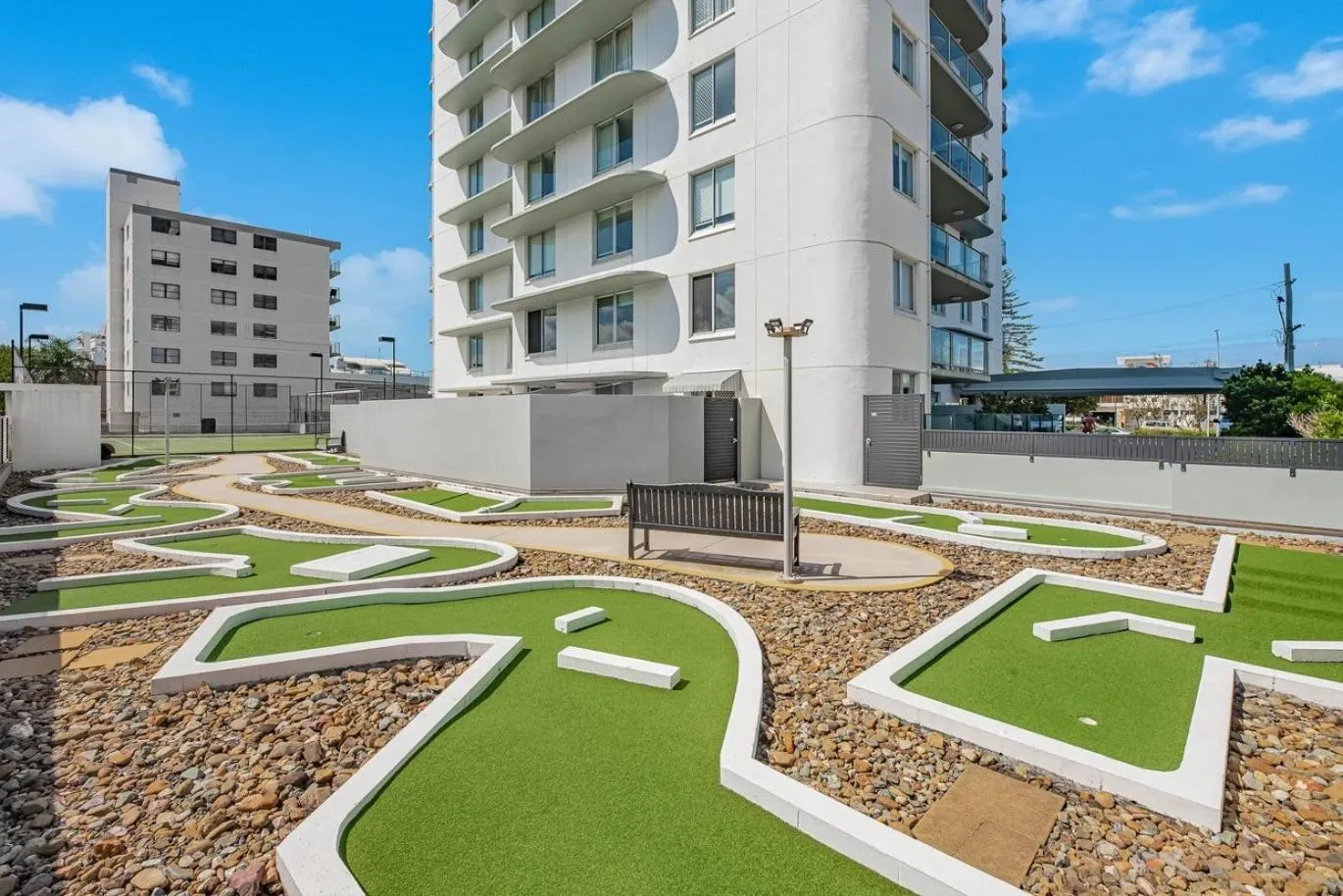 Property building in Mandolin Beachfront Resort