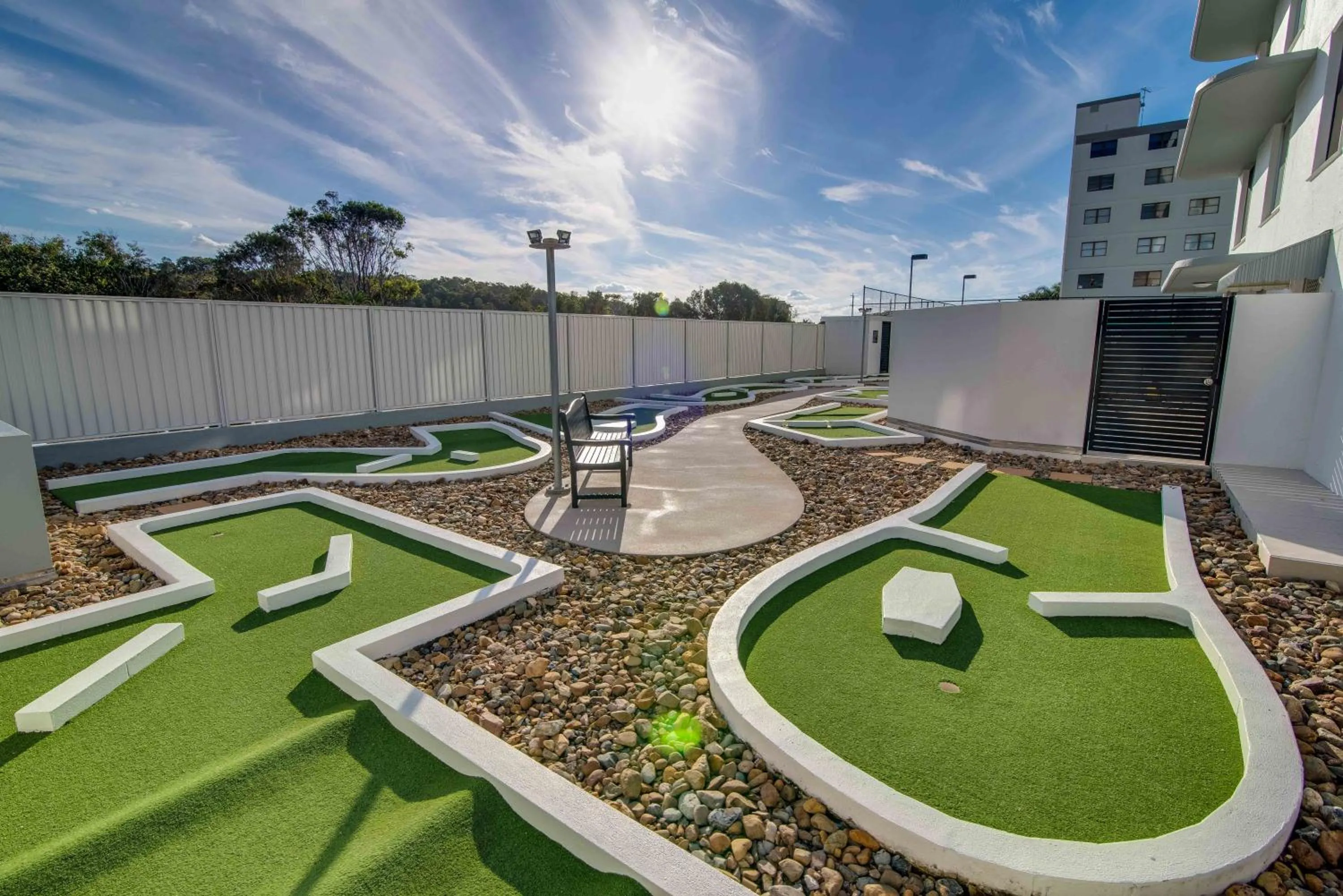 Minigolf in Mandolin Beachfront Resort