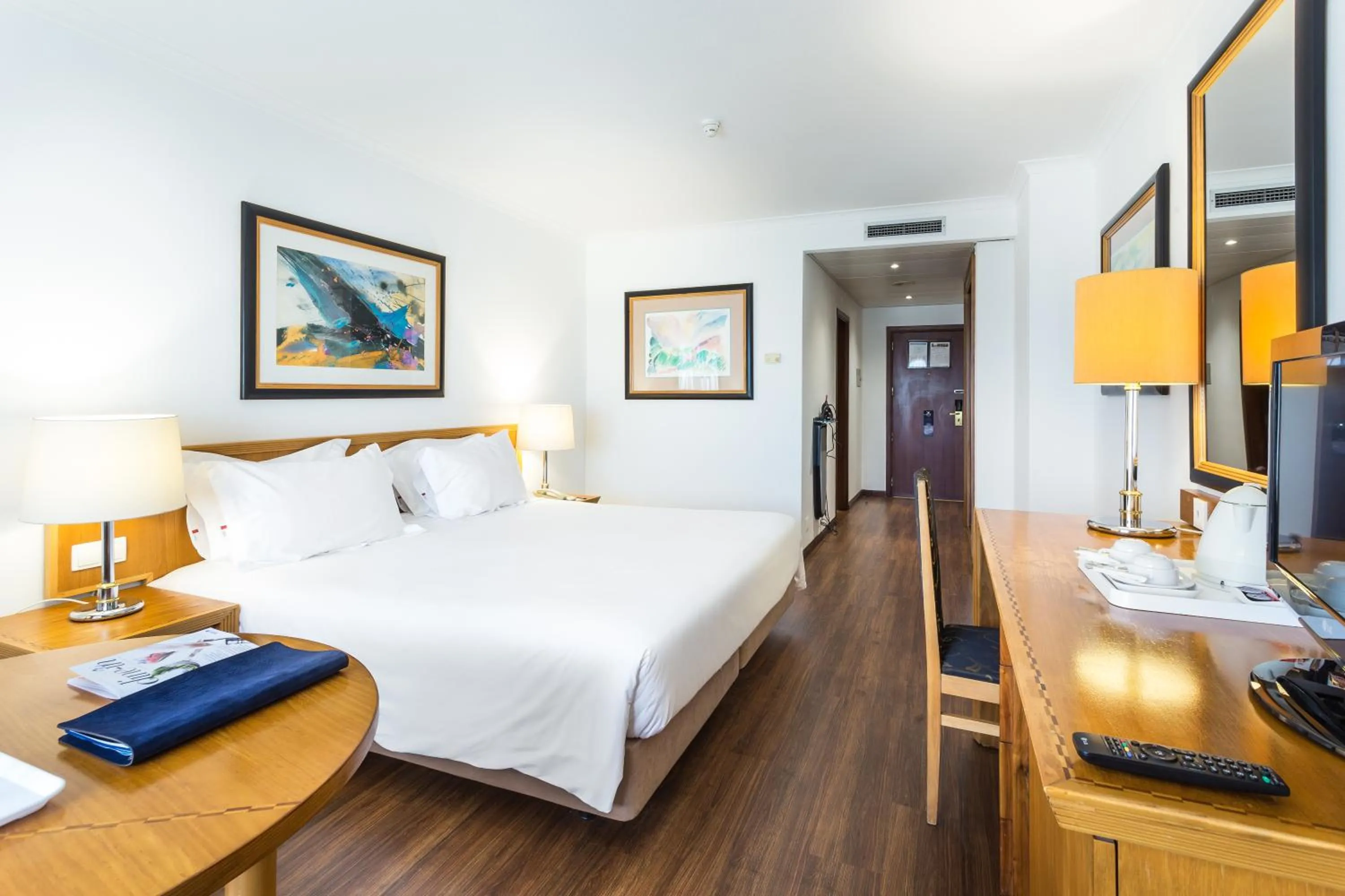 Bed in Radisson Blu Hotel Lisbon