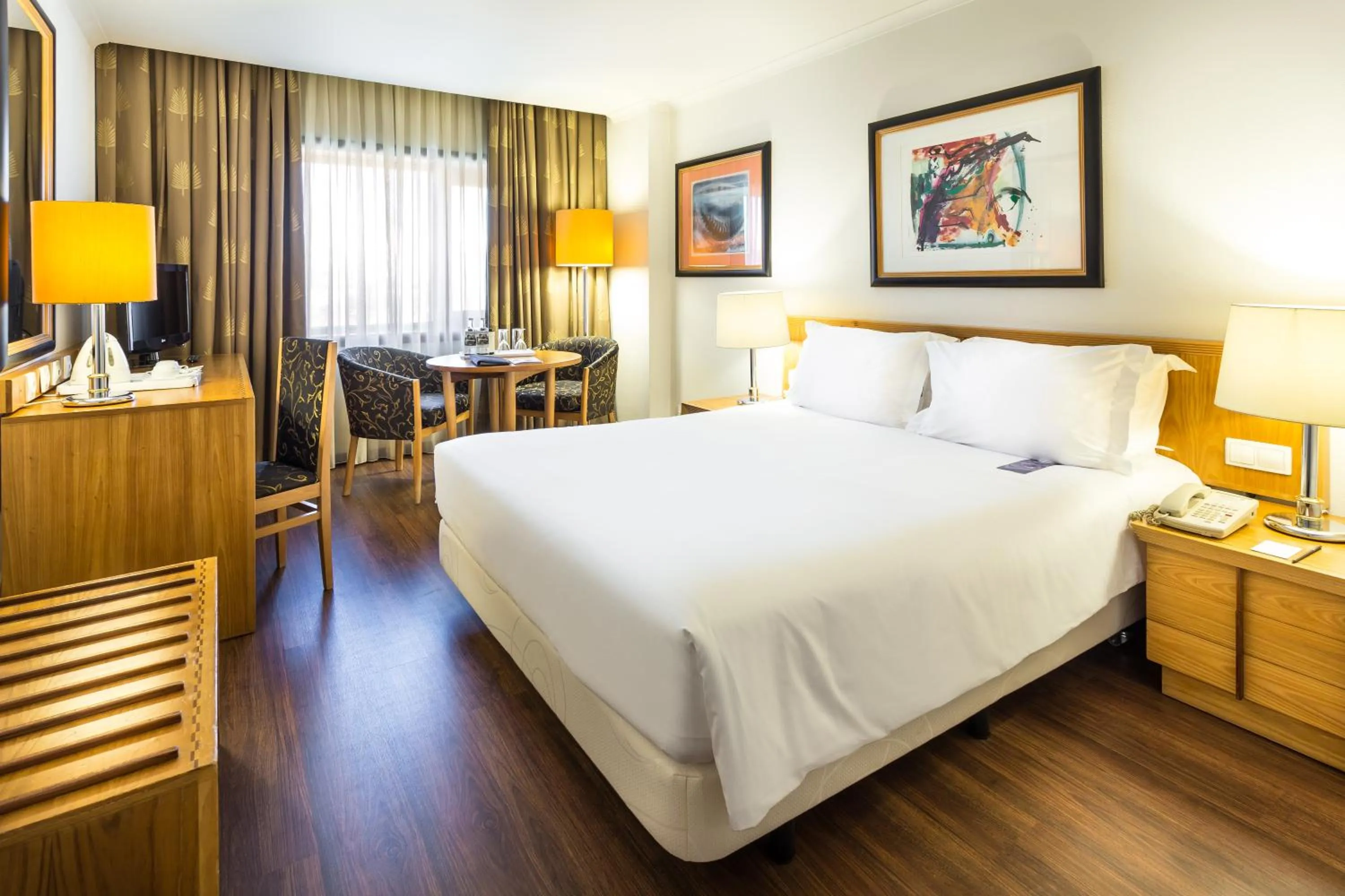 Bed in Radisson Blu Hotel Lisbon