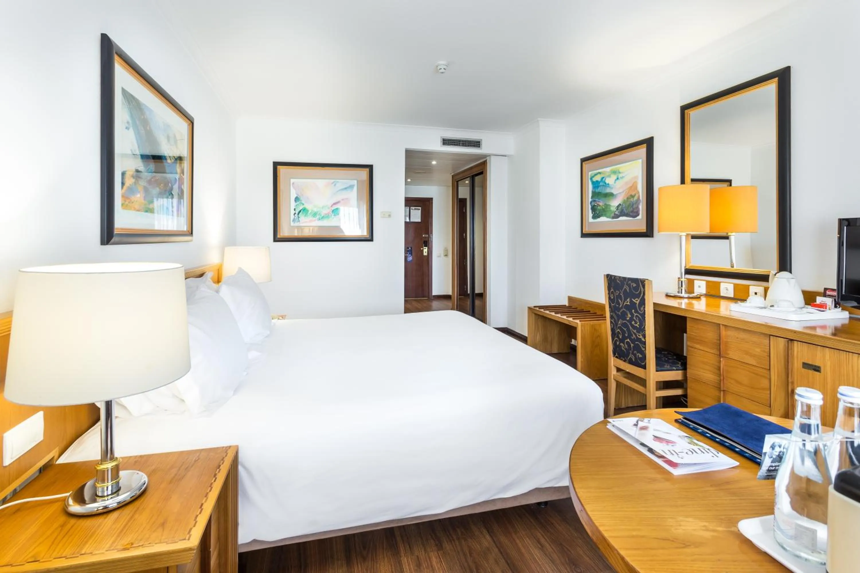 Bed in Radisson Blu Hotel Lisbon