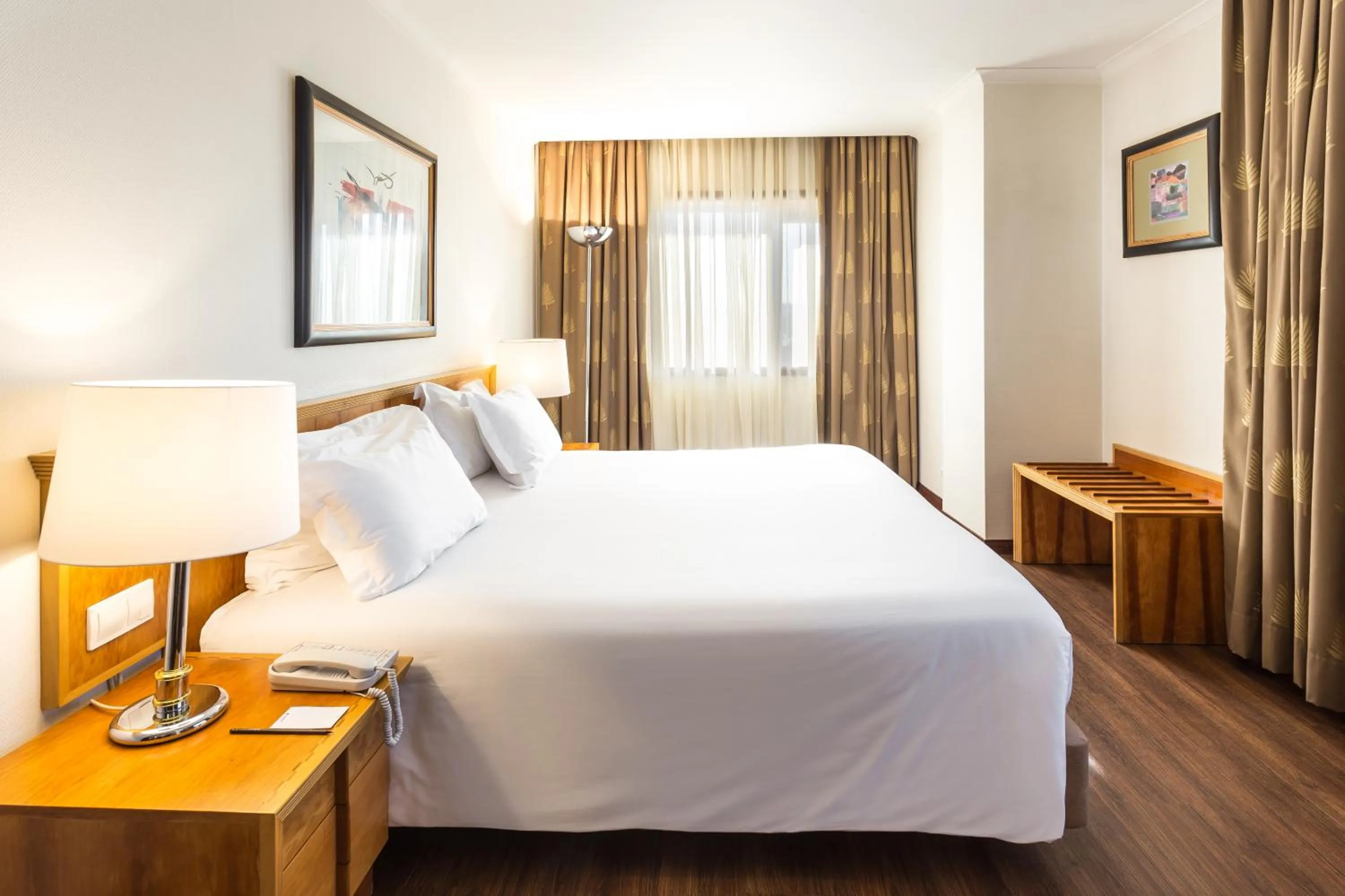 Bed in Radisson Blu Hotel Lisbon