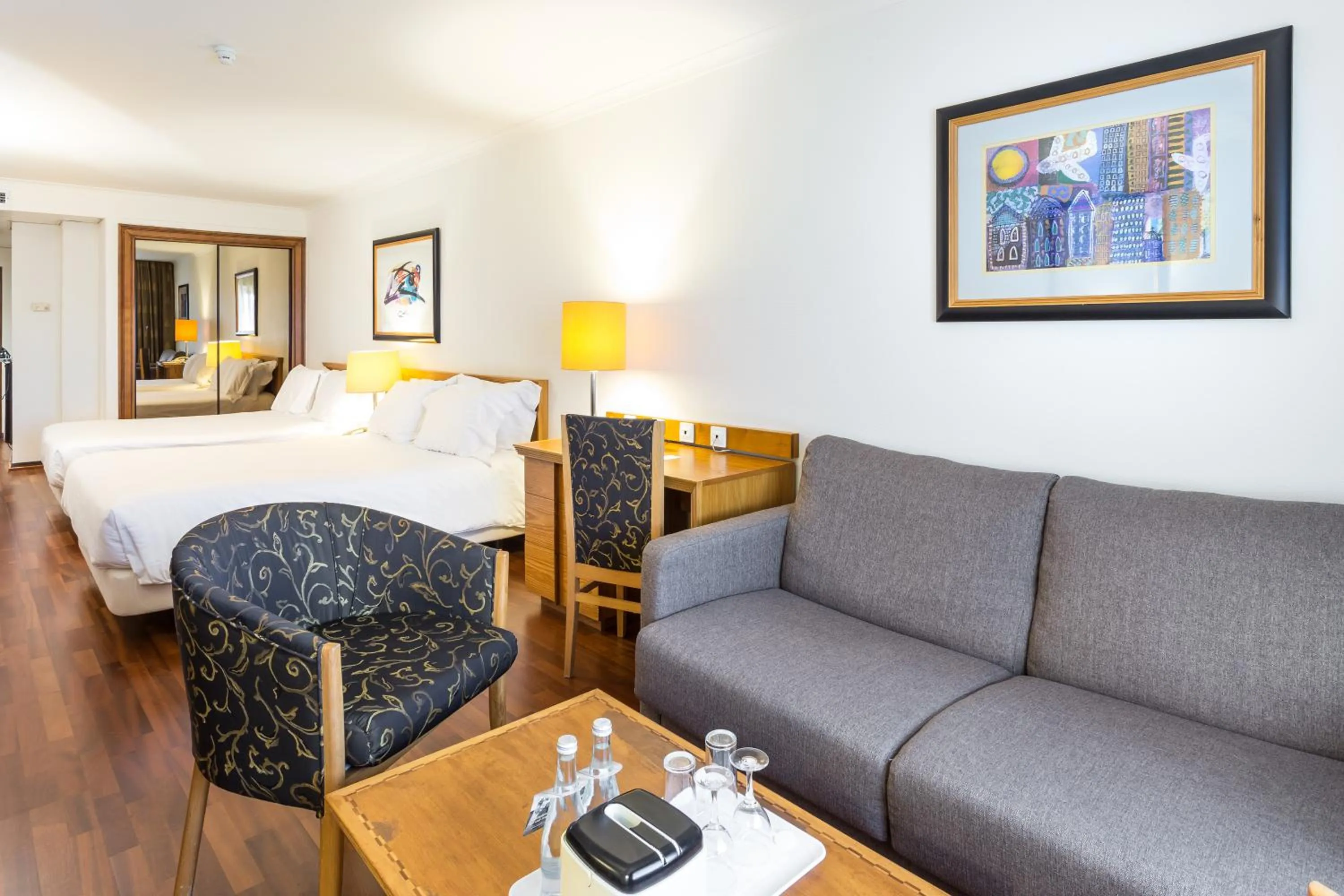 Bed in Radisson Blu Hotel Lisbon