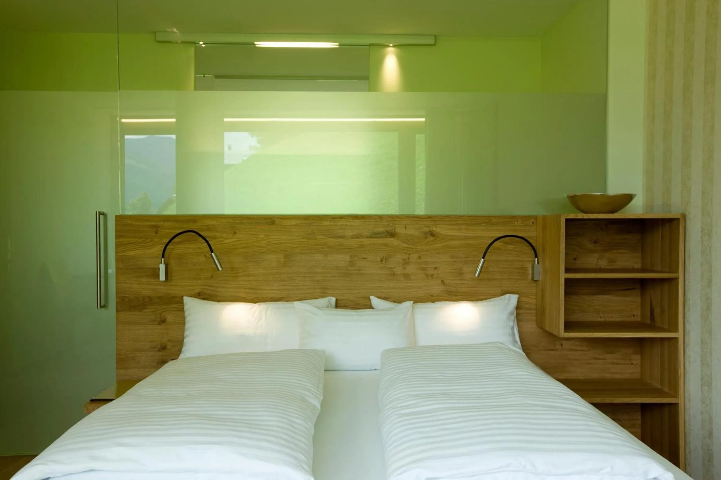 Bed in Hotel Alpenrose Ebnit