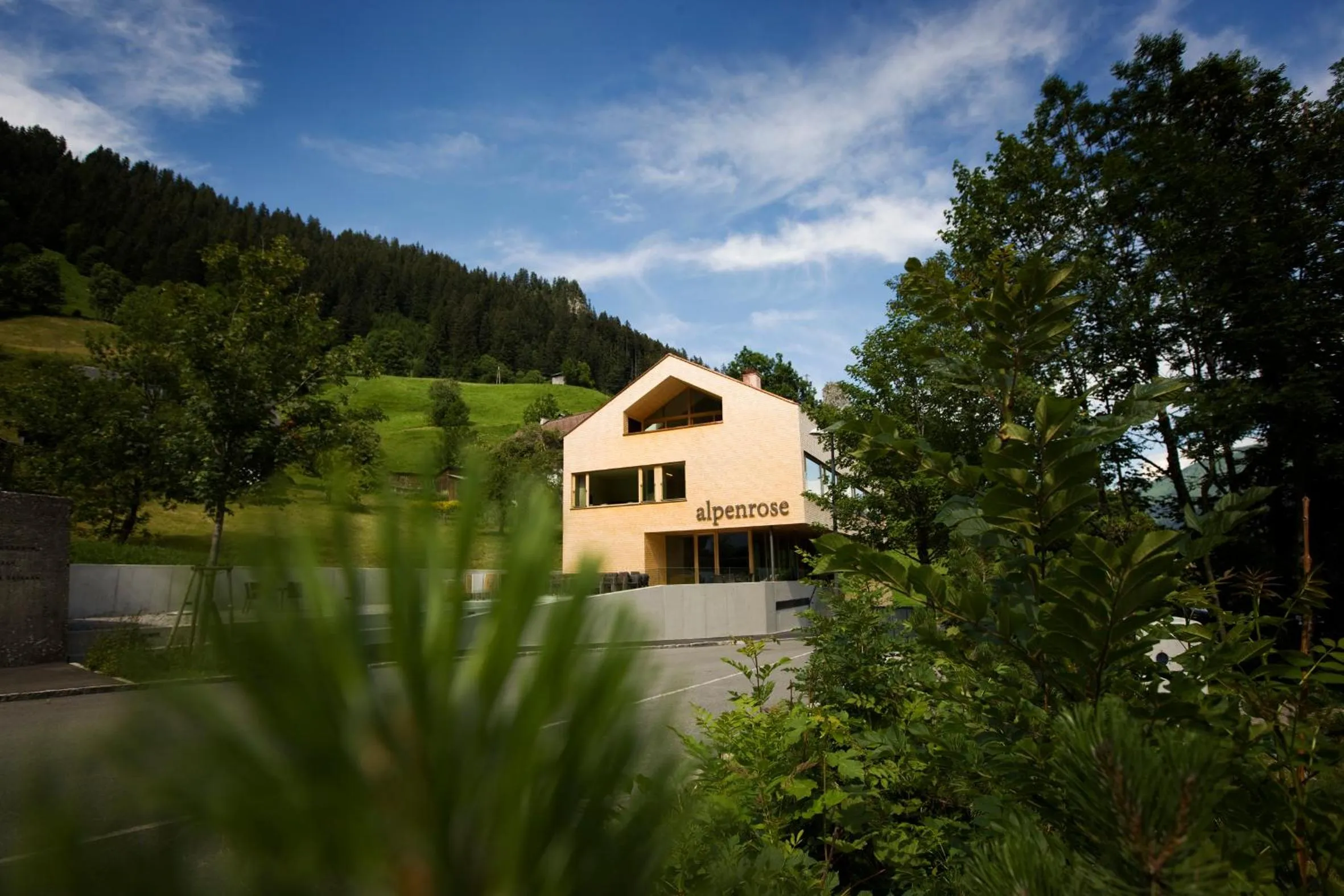 Property building in Hotel Alpenrose Ebnit