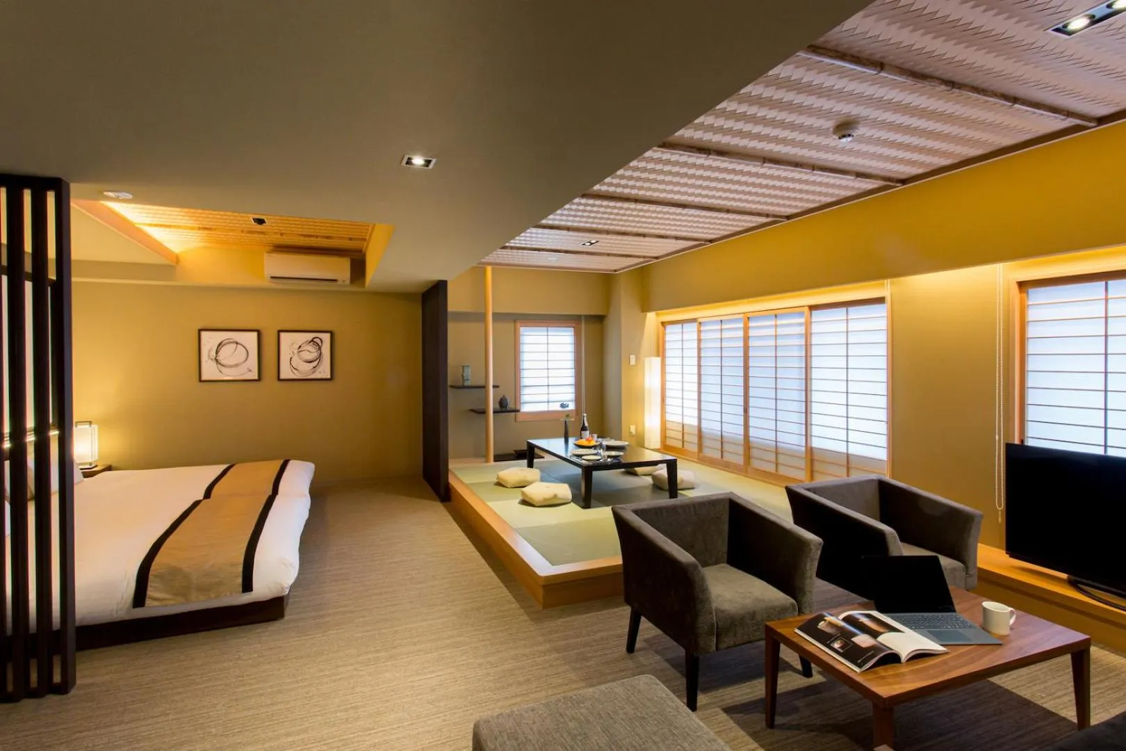 Photo of the whole room in Hauza Kyoto Gojo Karasuma