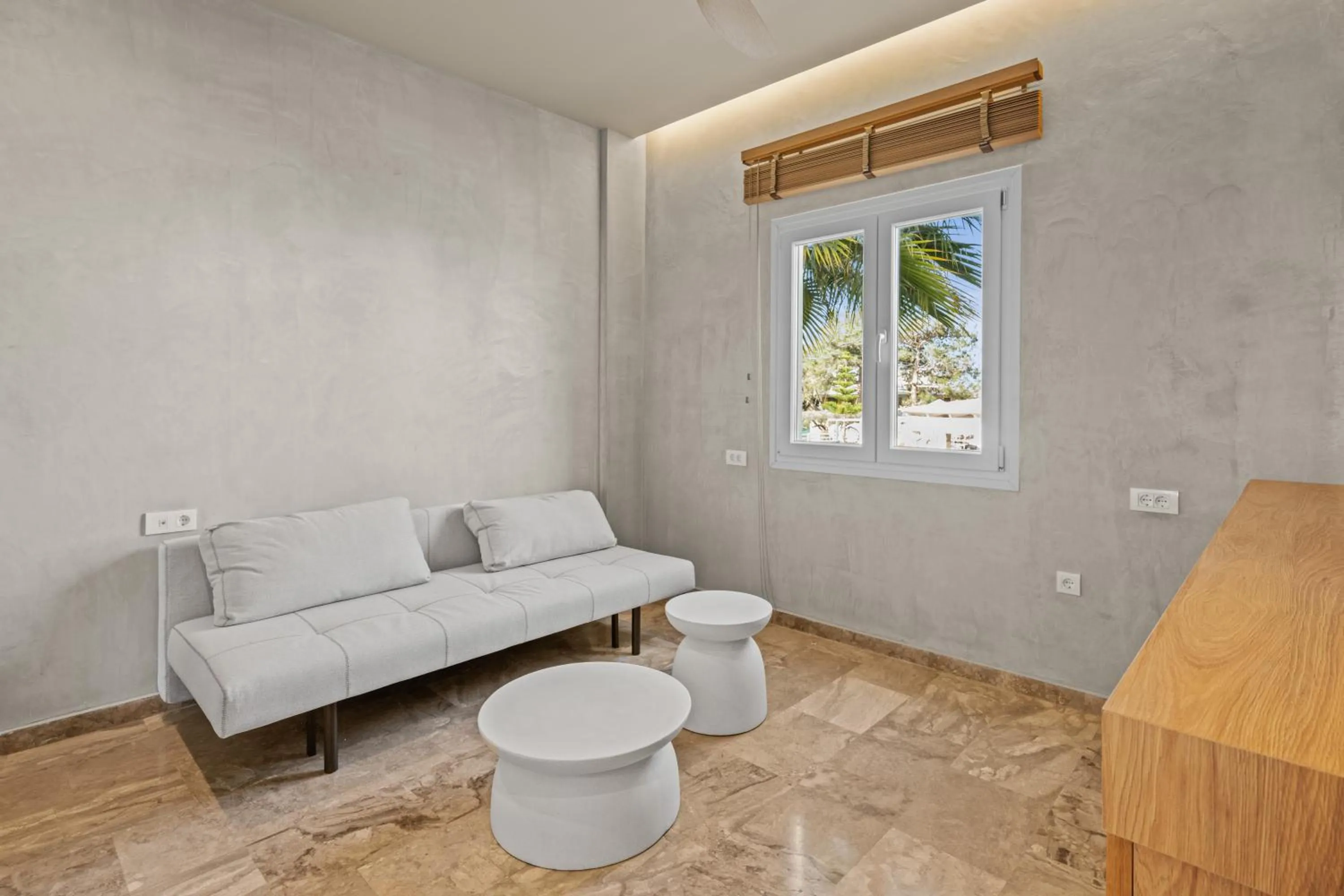 Living room in Nikos Apartments