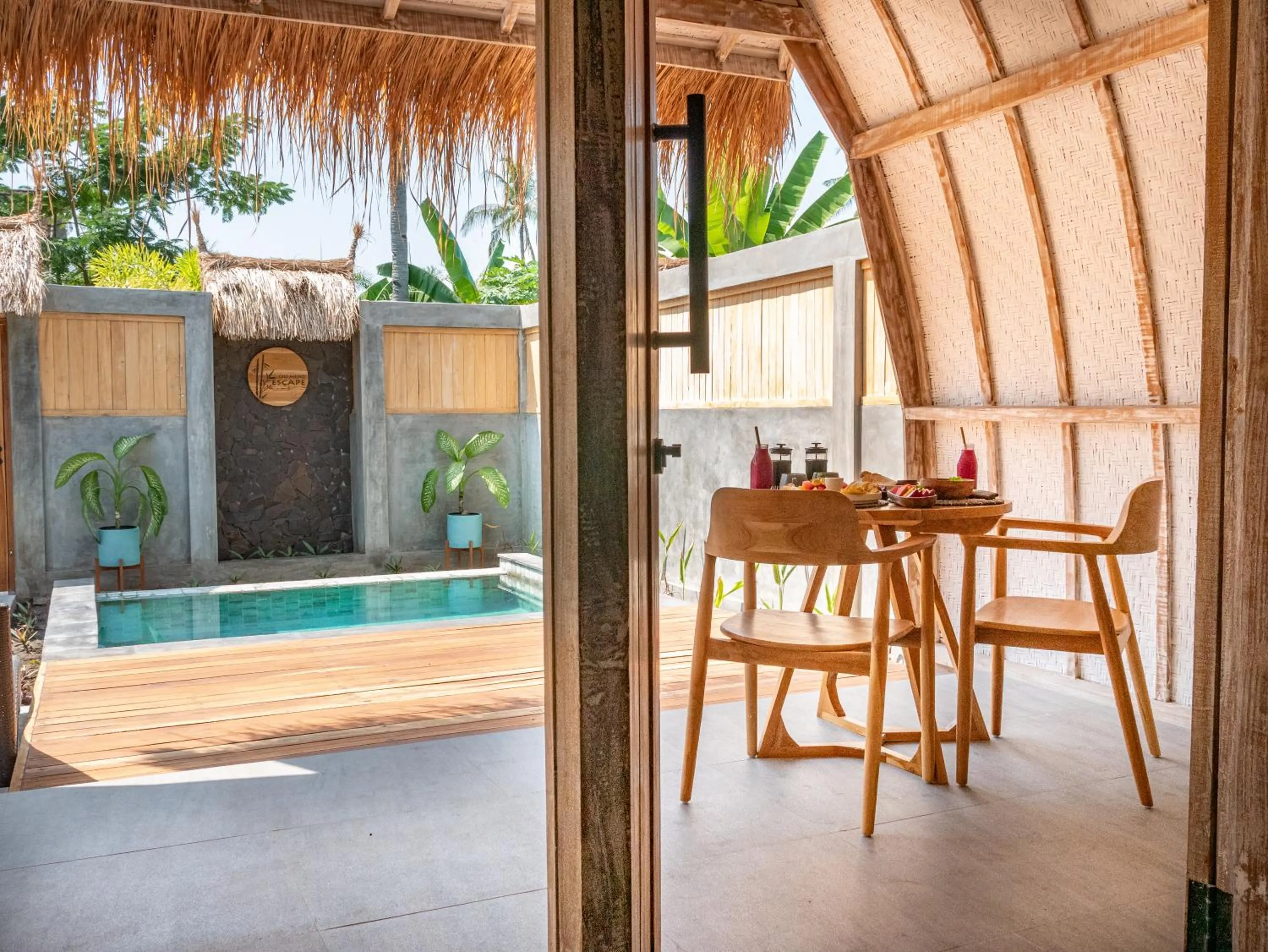 Balcony/Terrace in Gili Meno Escape - Adults Only